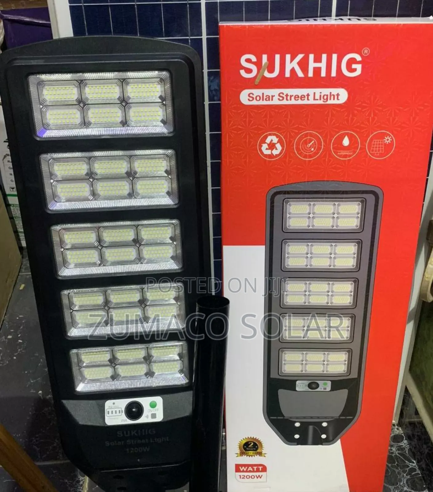 Original 1200watts Sukhig Solar Street Light