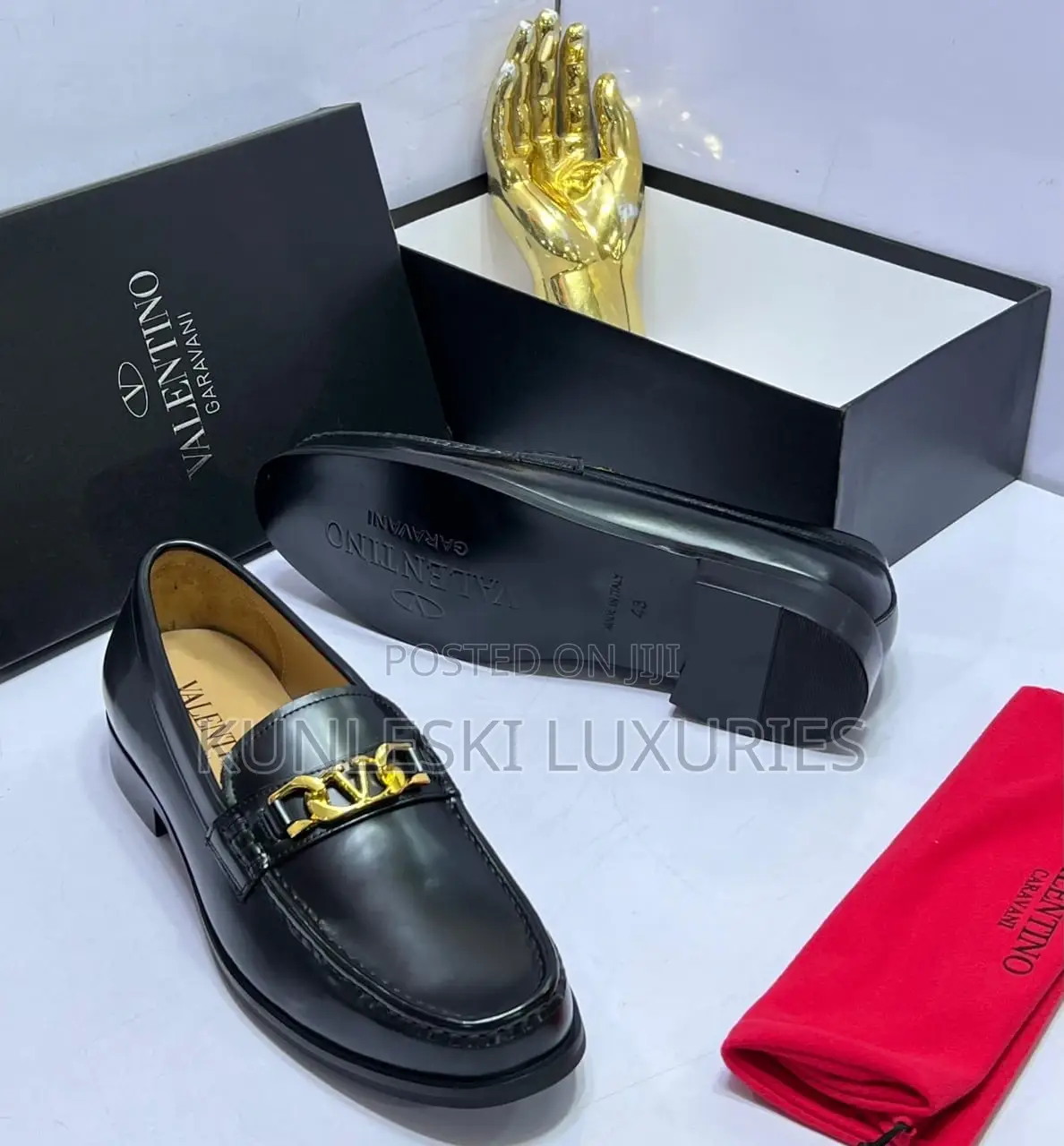 Original Valentino Garavani Loafers Shoes for Men