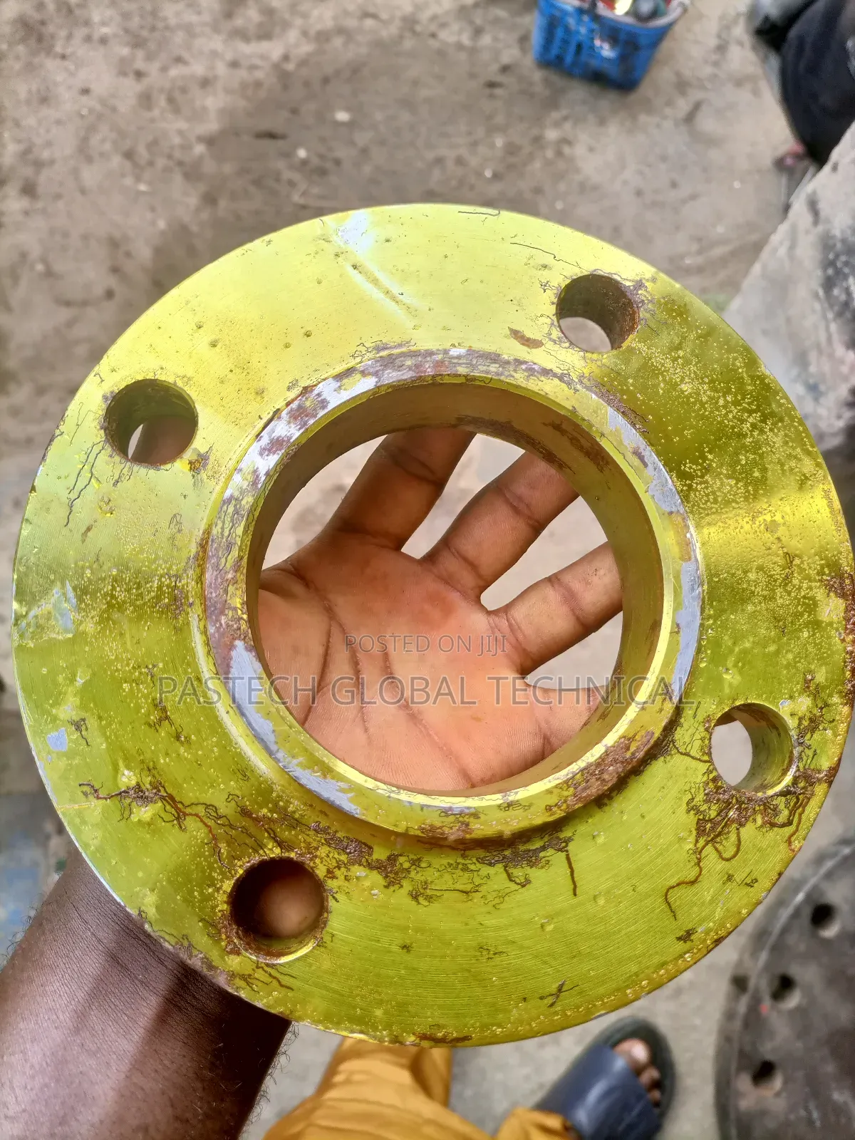 Flange, Slip-On, 3" , 150lb Forged Carbon Steel 4 Bolt Holes