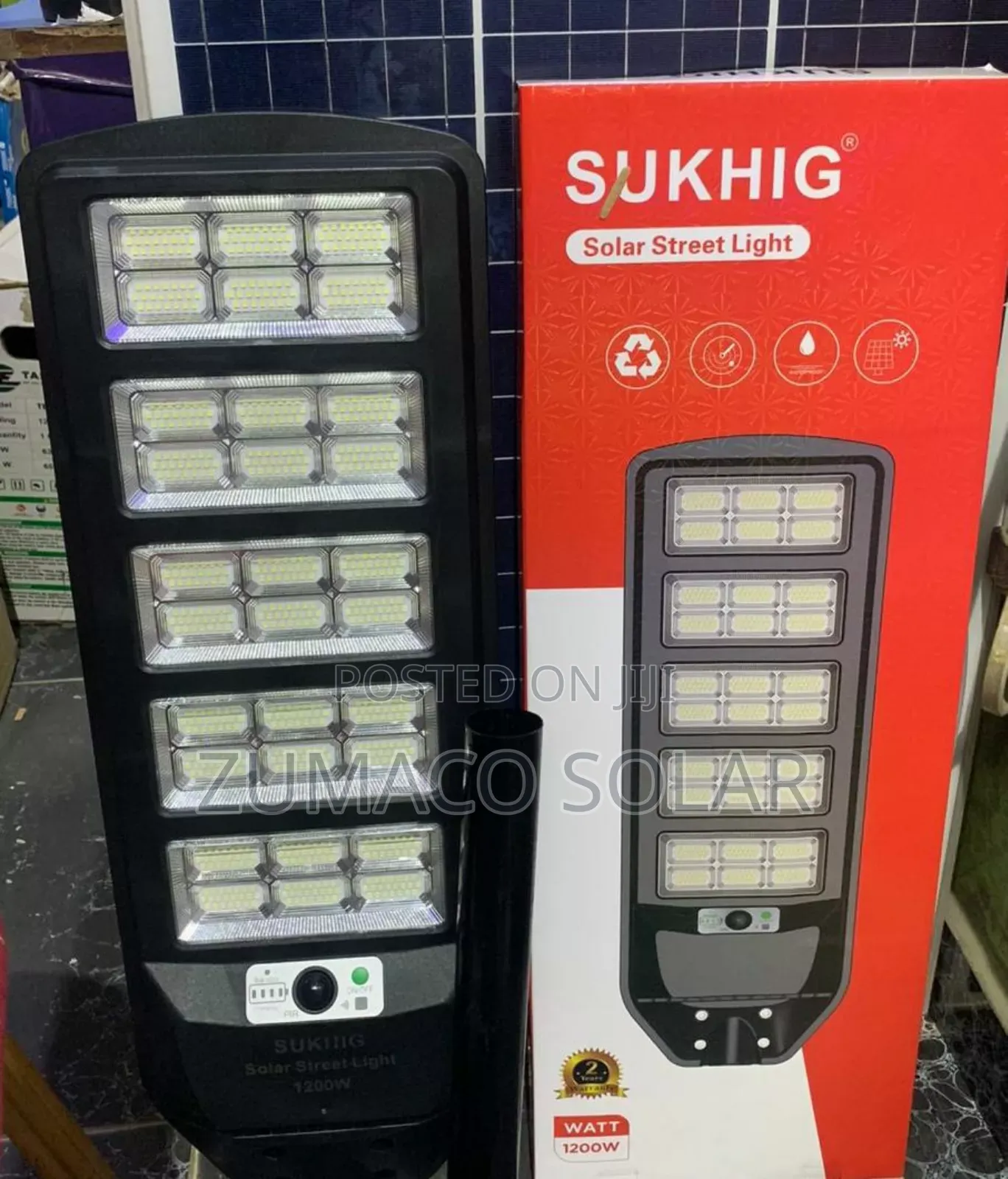 Original Brand 1200watts Solar Street Light