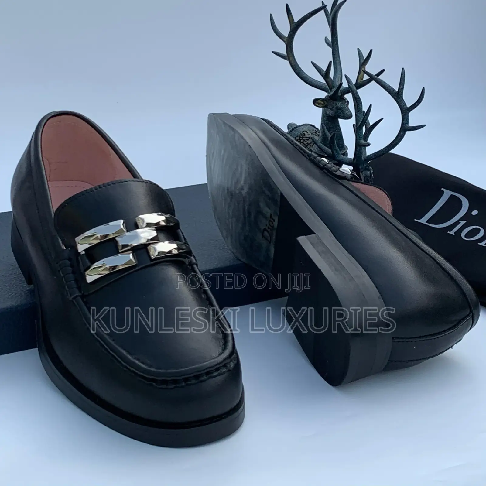Original Dior Leather Casual Shoes for Men