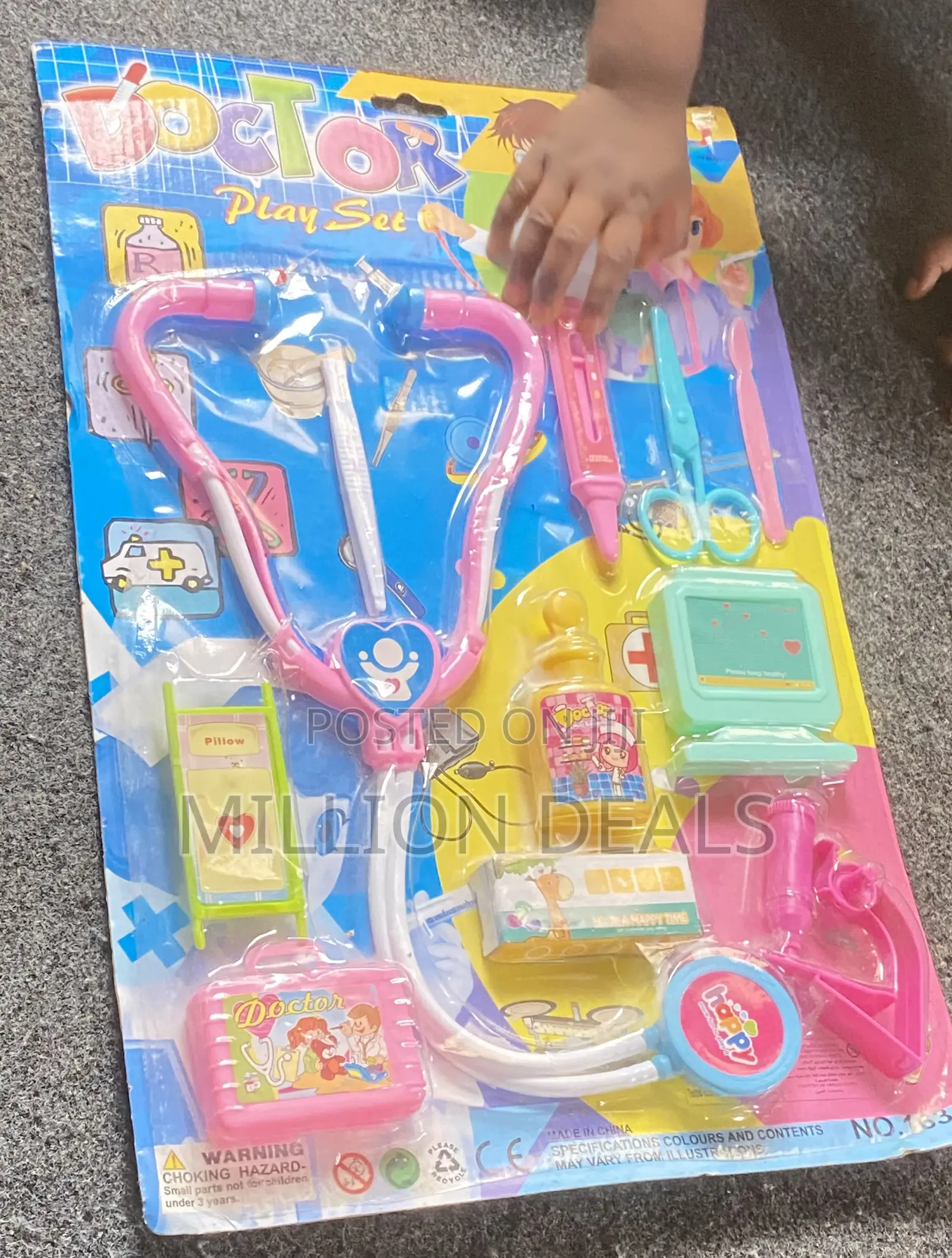 Unique Kiddies Doctor Play Set Toy Age3+