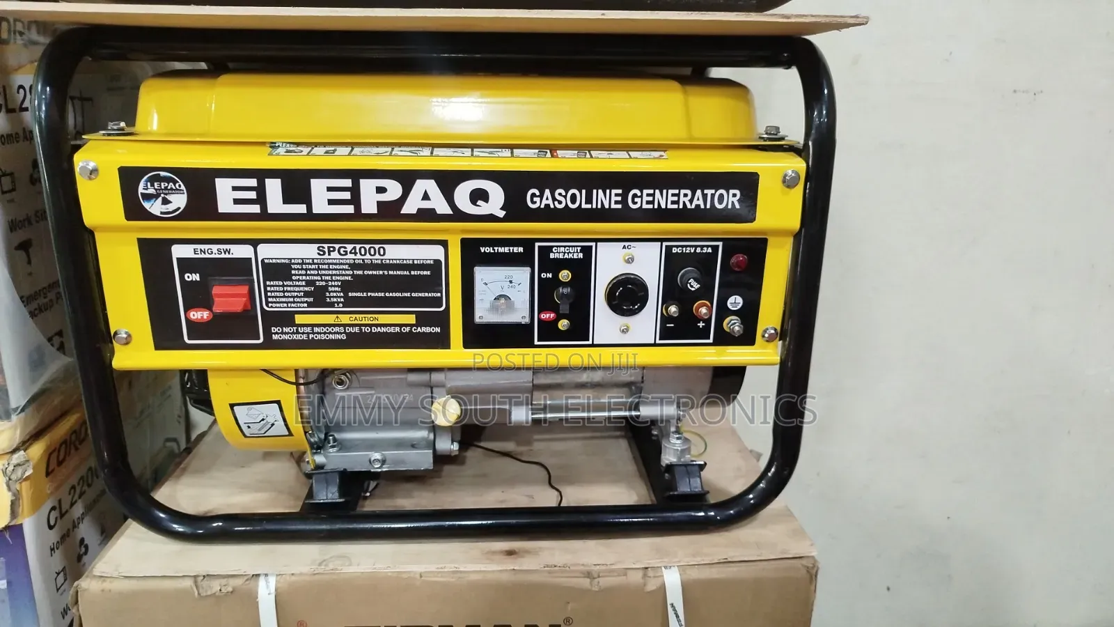 Elepaq Petrol Generator  Copper Coil 3.5kva