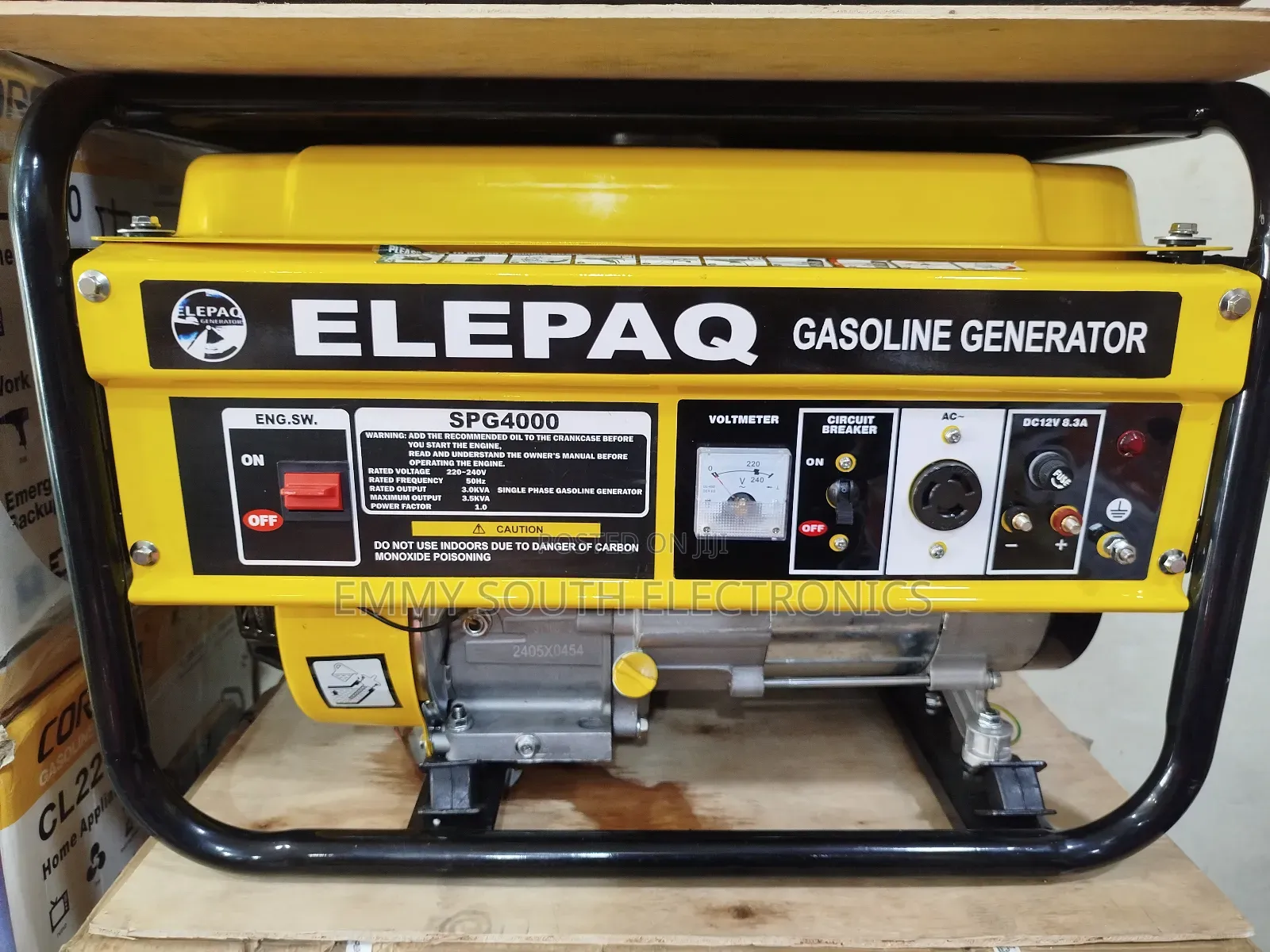 Elepaq Petrol Generator  Copper Coil 3.5kva
