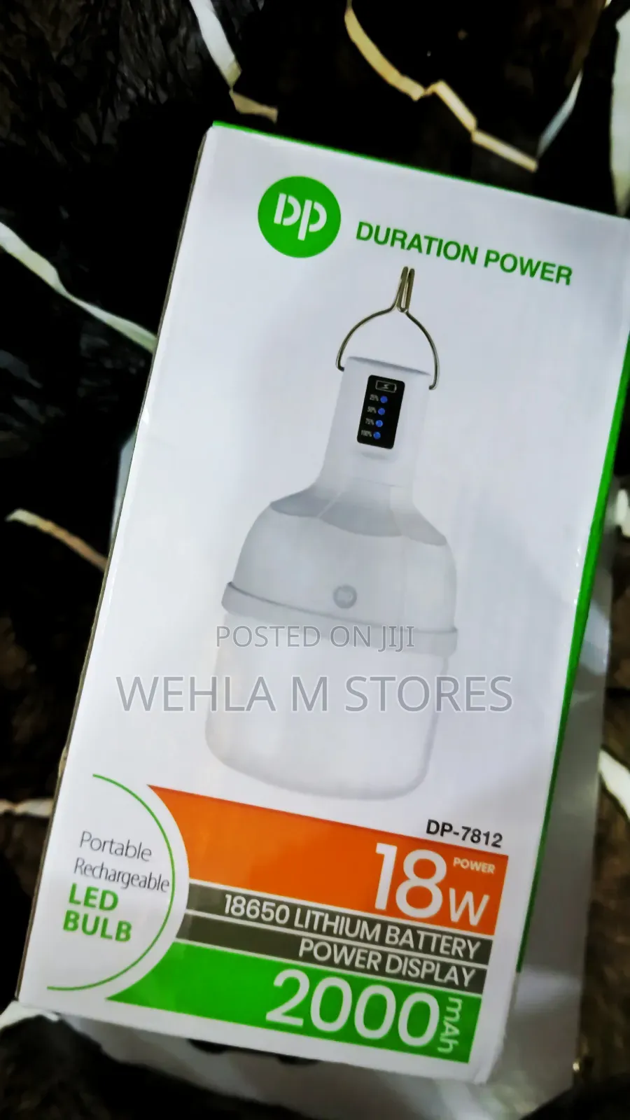 Dp Rechargeable Led Bulb With Power Display