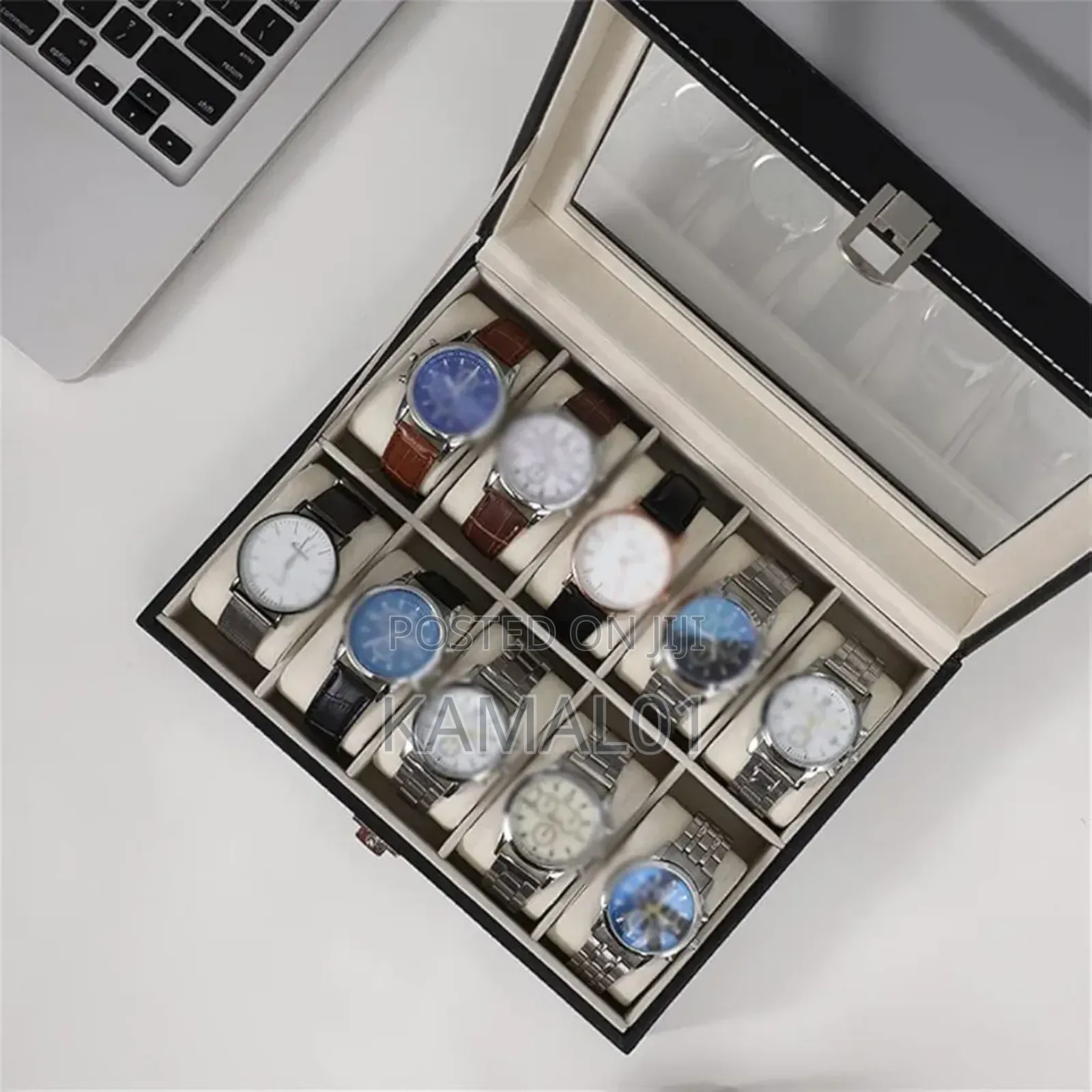 Leather Watch Box Display Storage Box Retro