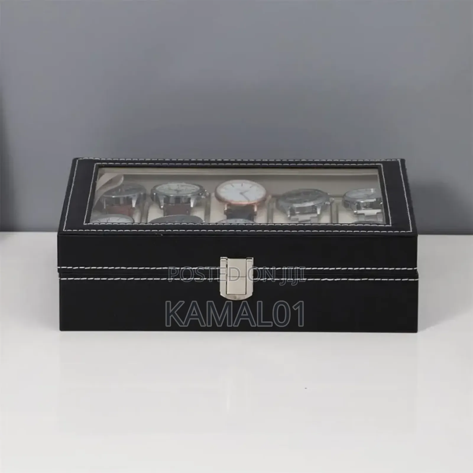 Leather Watch Box Display Storage Box Retro