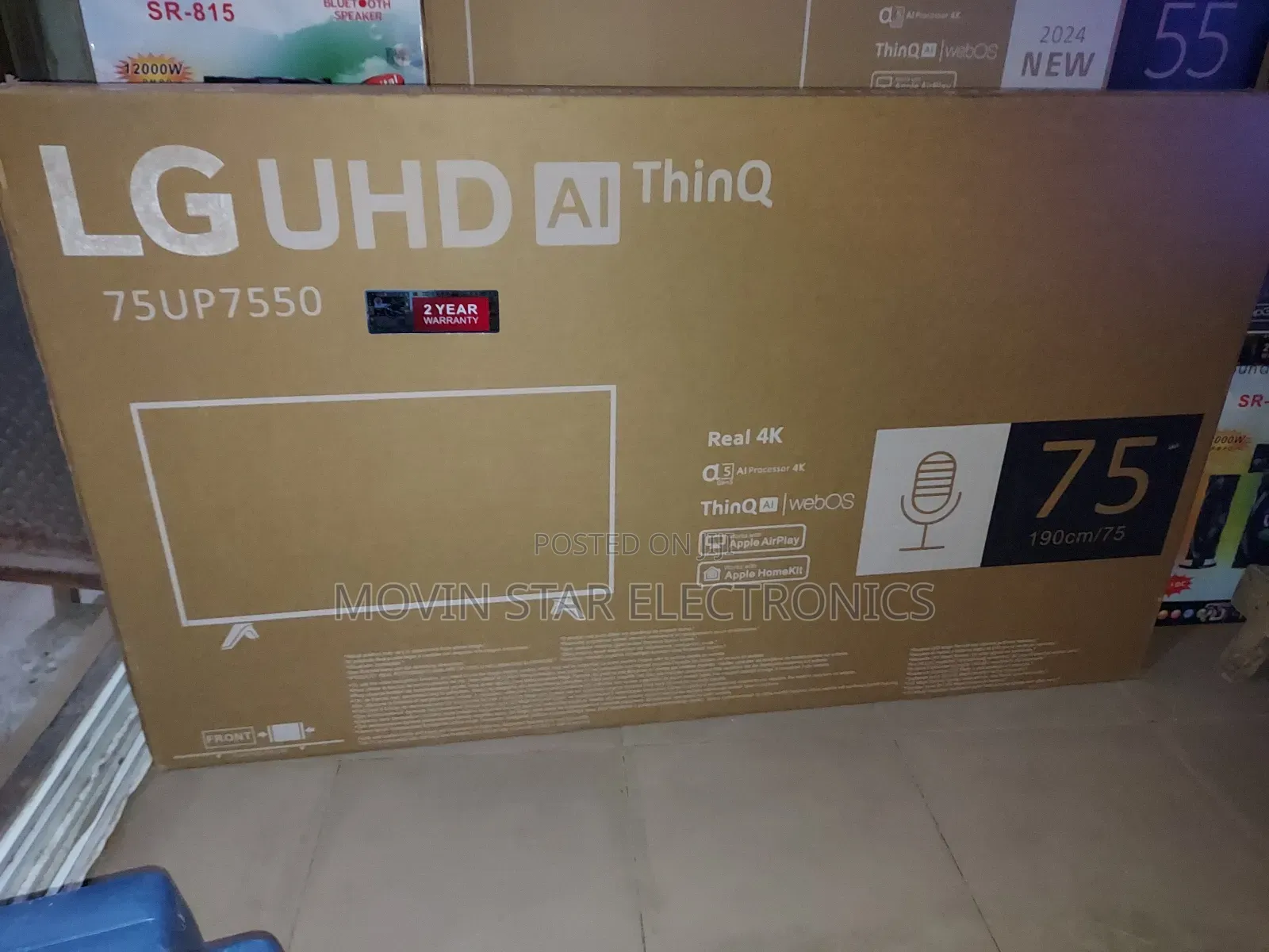 LG 75 Inches Smart TV UHD Series New
