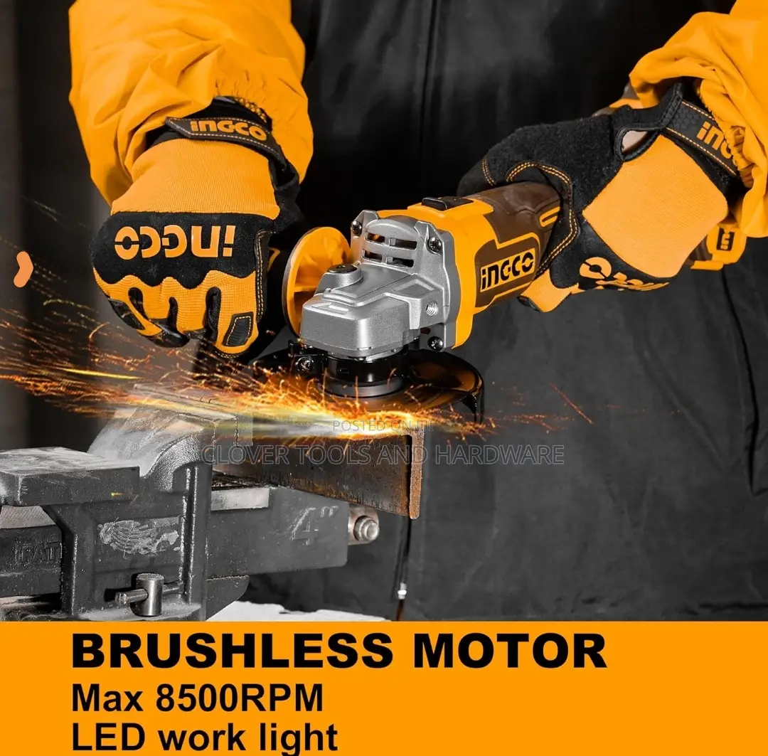 INGCO 115mm Cordless Angle Grinder 20V Brushless
