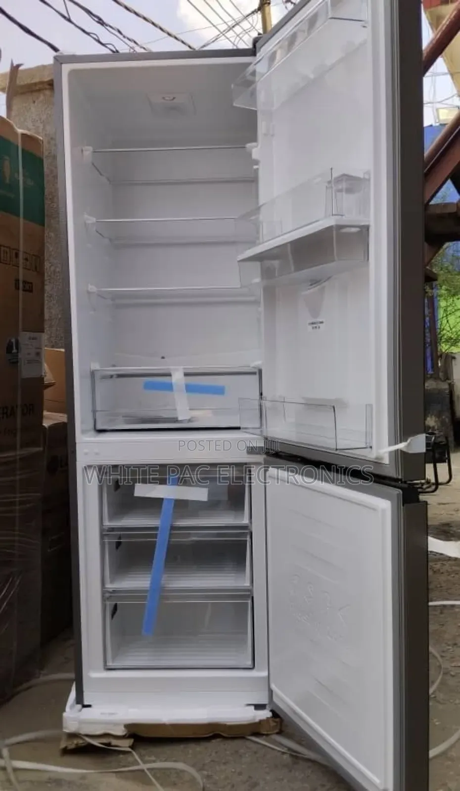 Original>Hisense Glass Face 350 L With Dispenser Double Door