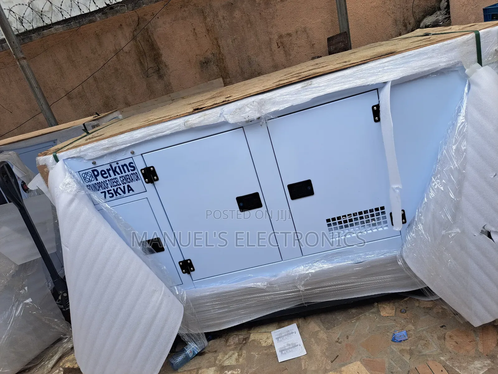 We Sell Perkins DIESEL Soundproof Generator Model Sp75kva
