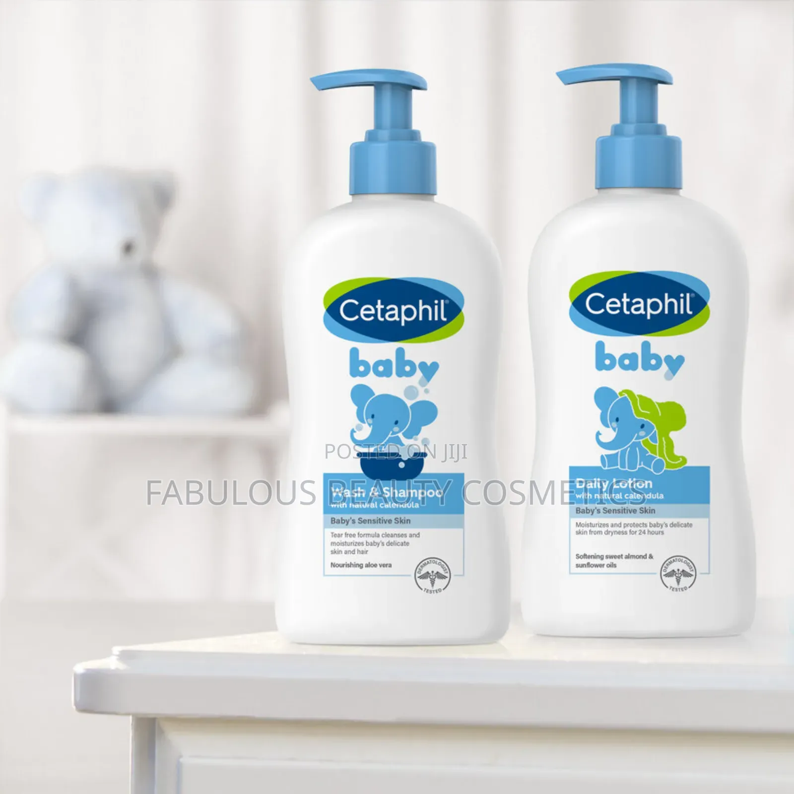 Cetaphil Baby Wash Shampoo Plus Body Lotion
