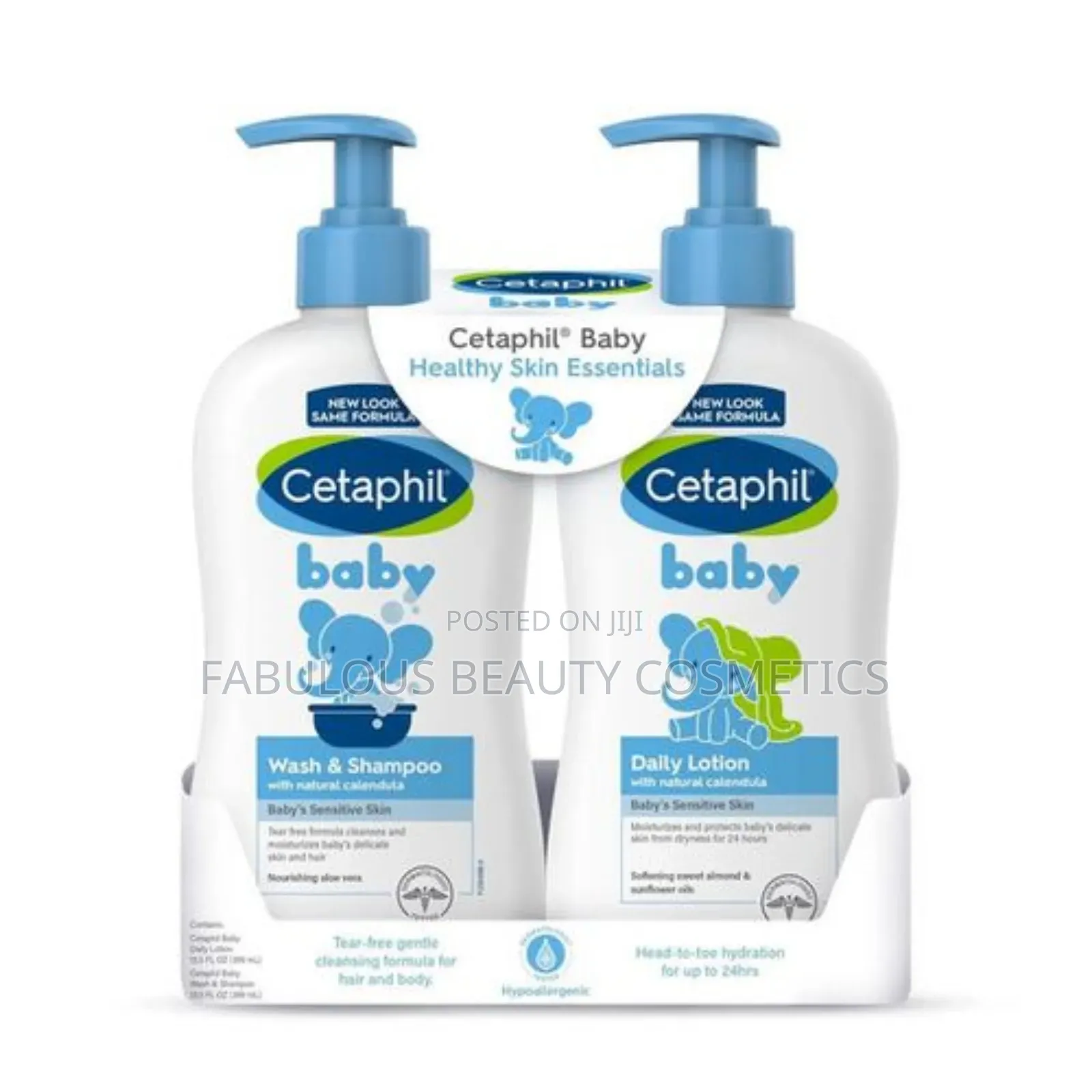 Cetaphil Baby Wash Shampoo Plus Body Lotion