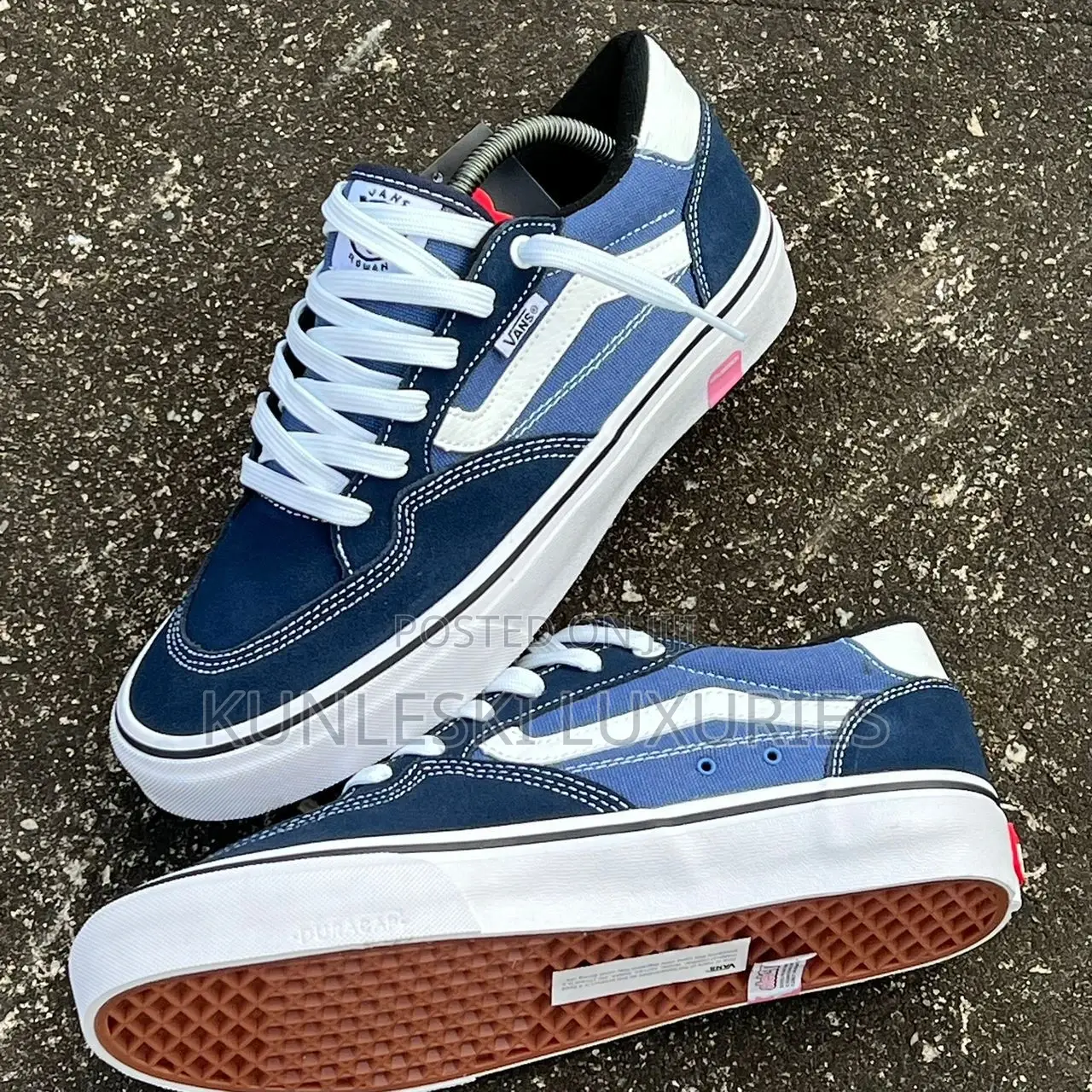 Original Vans Rowan Pro Blue Sneakers