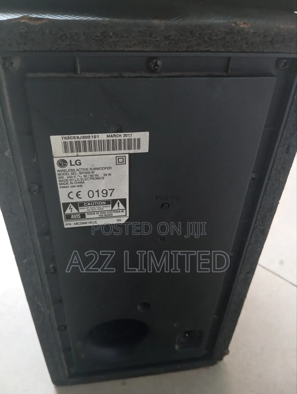 Lg Sound Bar With Wireless Woofer