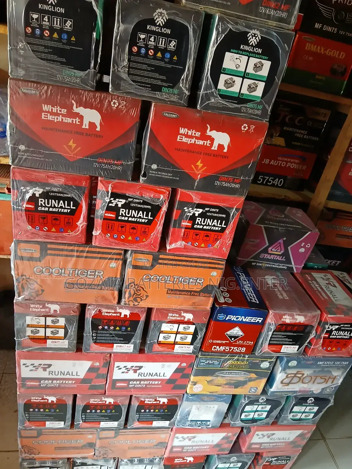 Car Battery 75ah Korea Tech With 1year Guarantee ♡