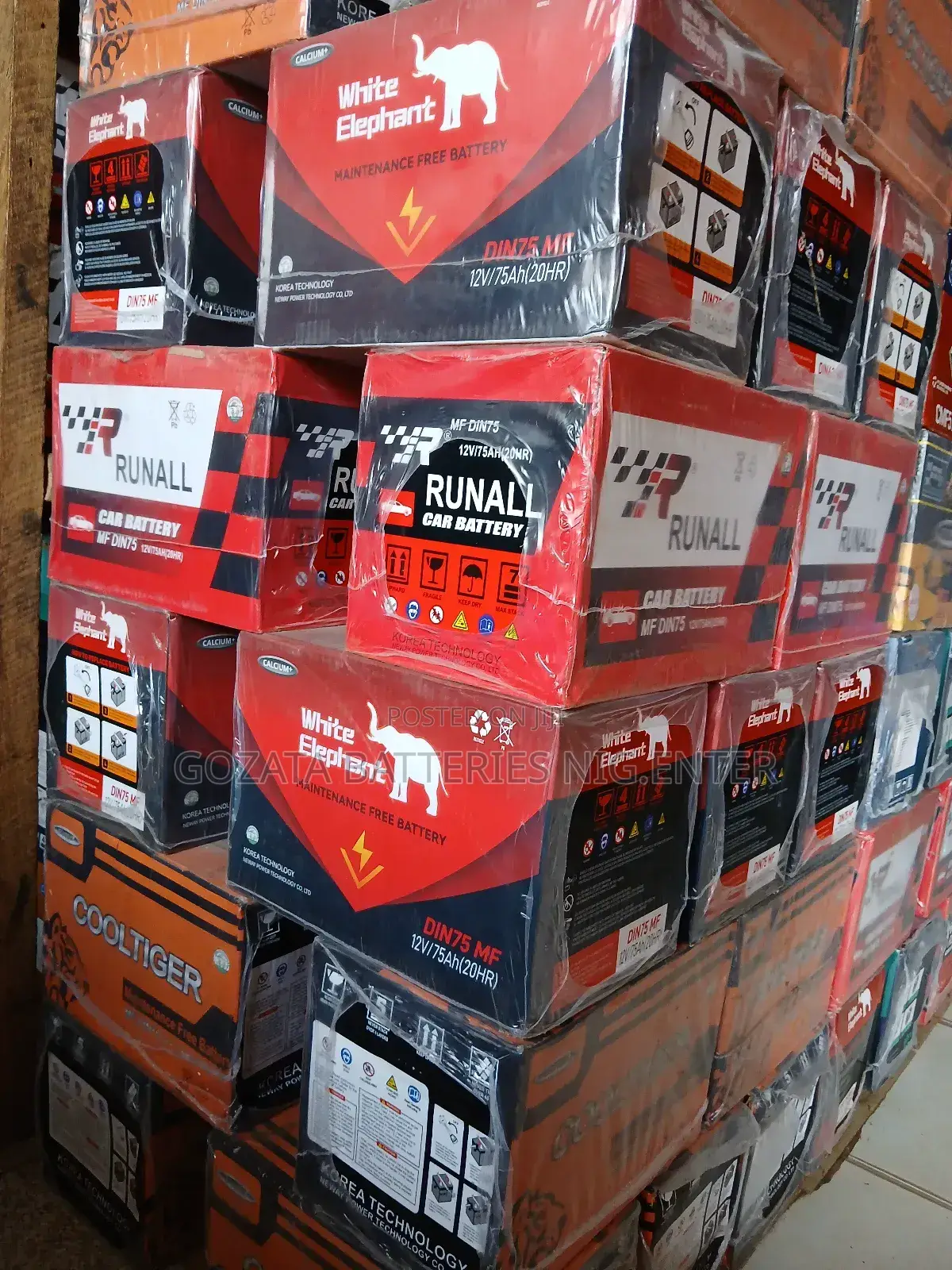 Car Battery 75ah Korea Tech With 1year Guarantee ♡