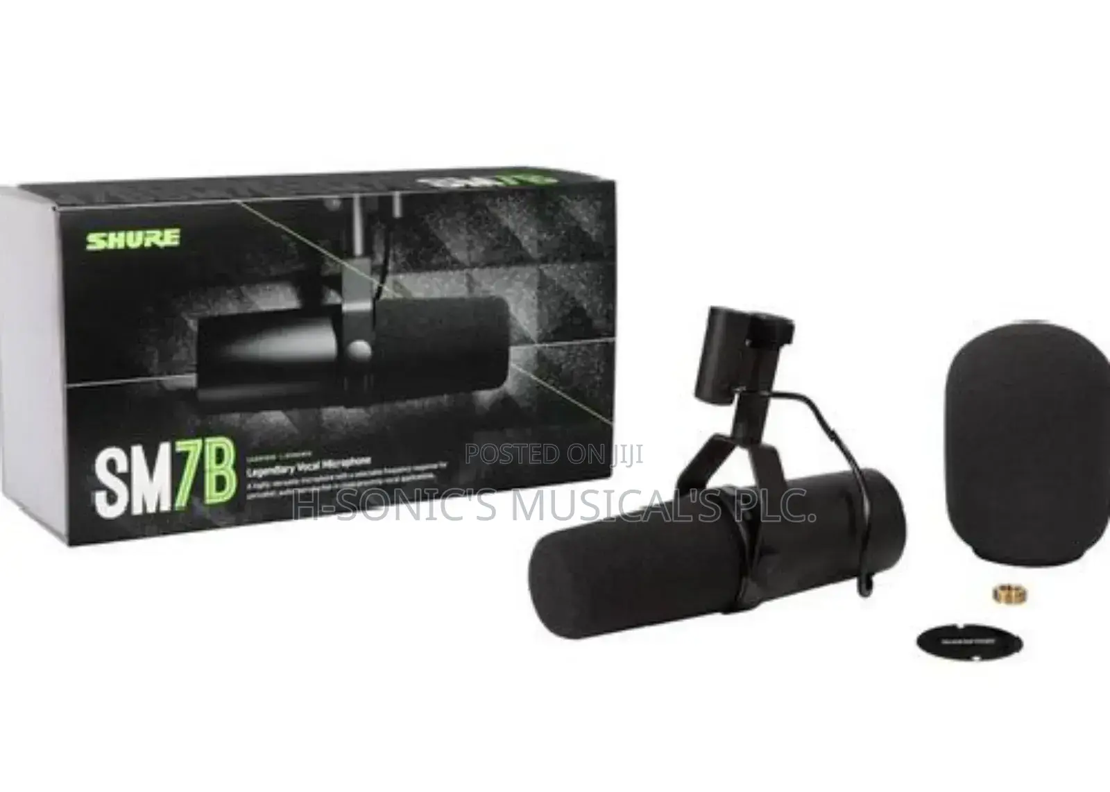 Shure Sm-7b Podcast Dynamic and Condenser Microphone