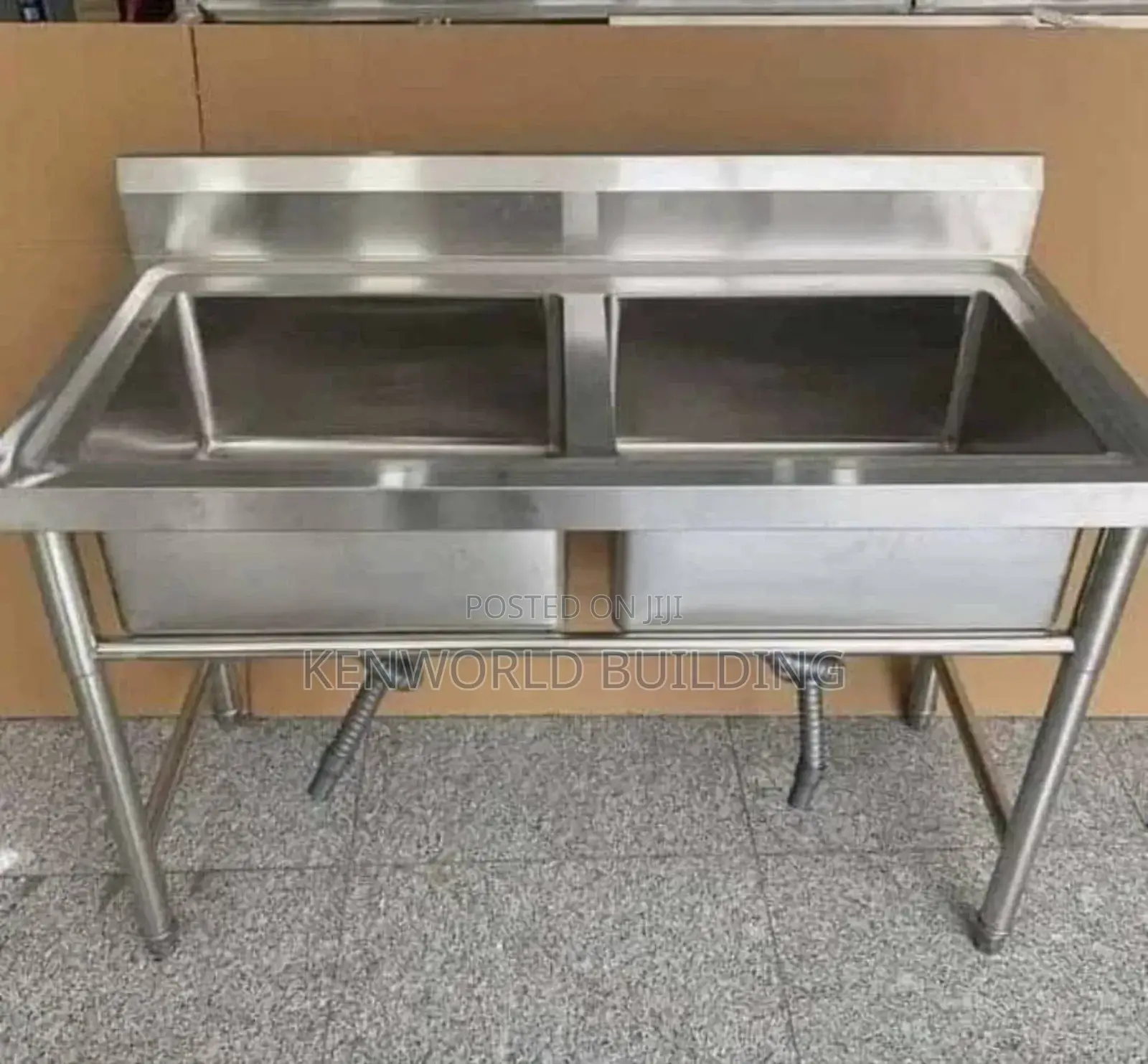 Luxurious Industrial Double Sink