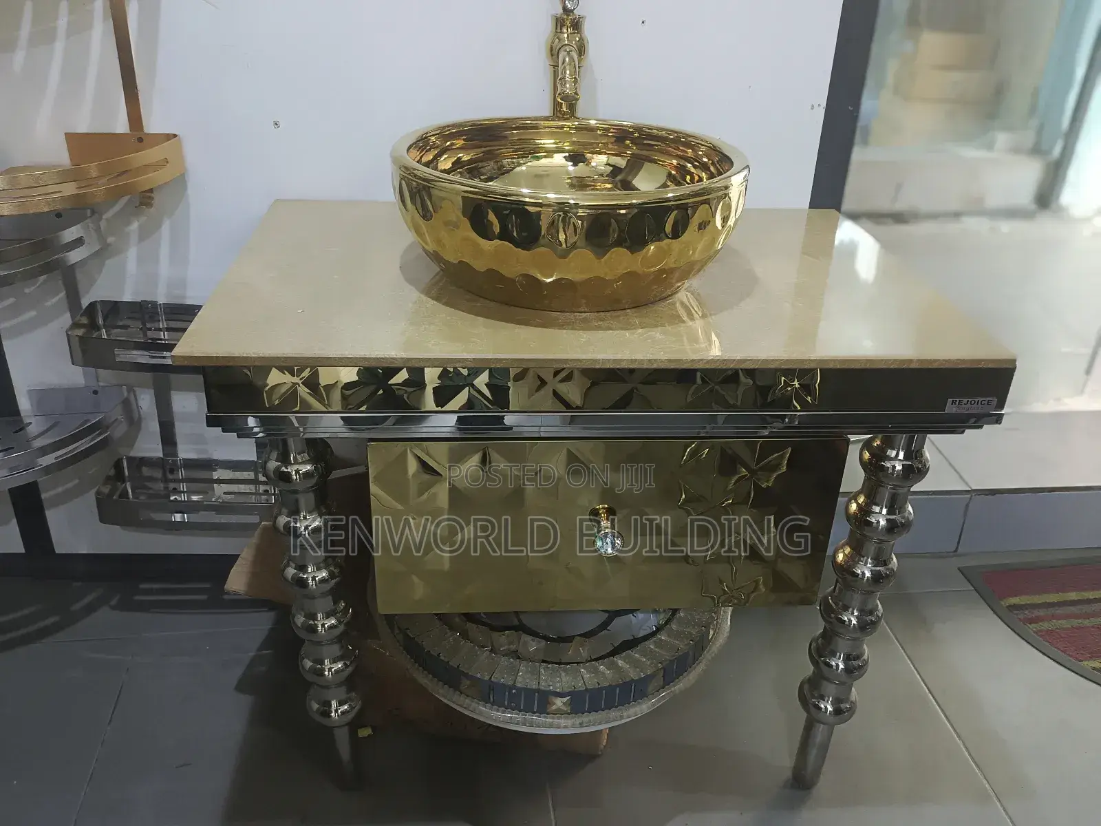 Luxury Gold Cabinet
