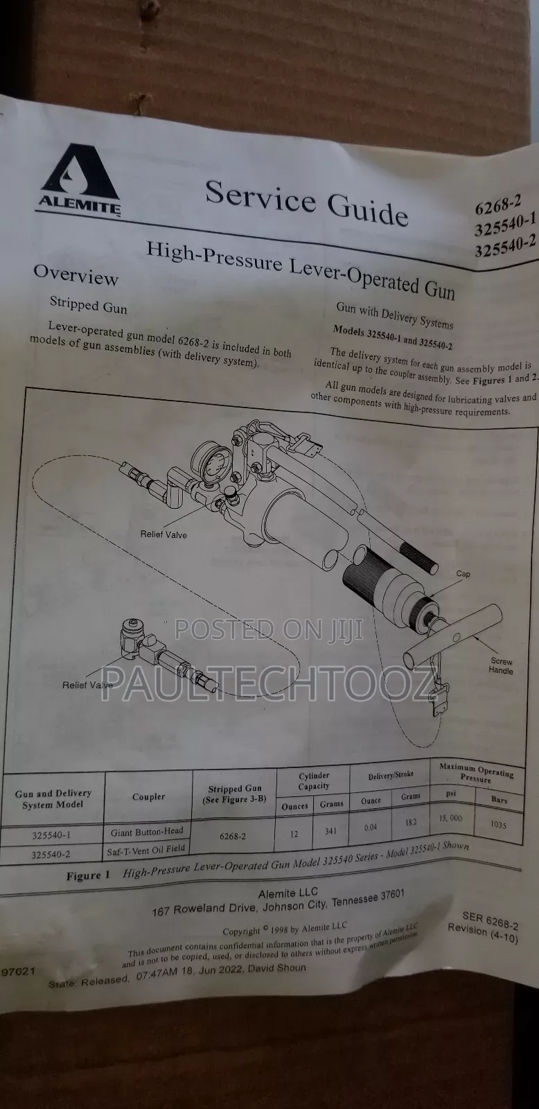 High Pressure Iron Grease Gun