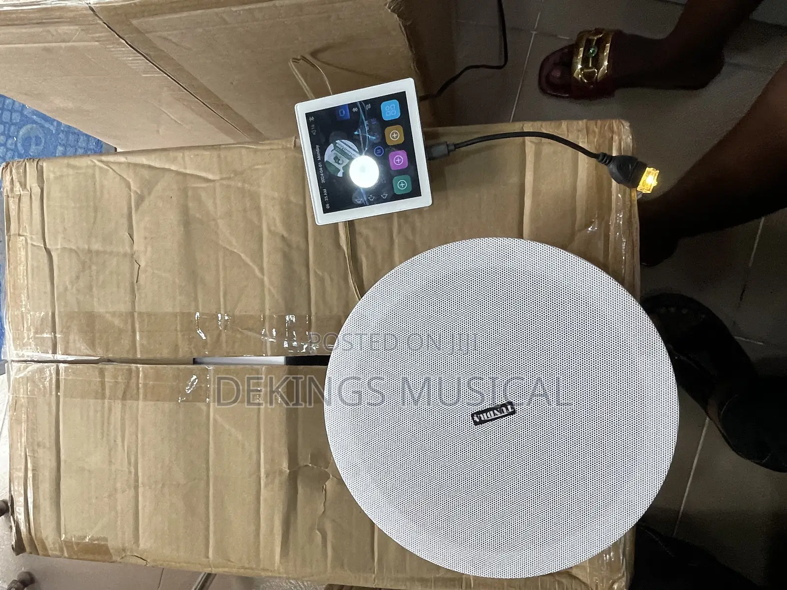 Smart Android Wall Ceiling Speakers Amplifier Wifi BT
