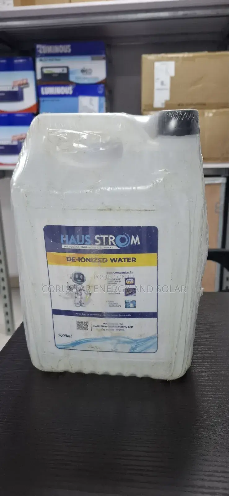 Battery Water ( De-ionized Battery Water)