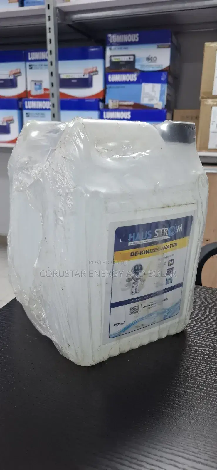 Battery Water ( De-ionized Battery Water)
