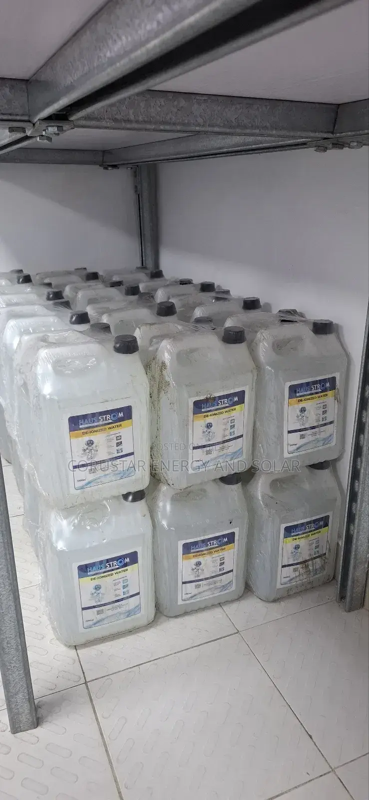 Battery Water ( De-ionized Battery Water)