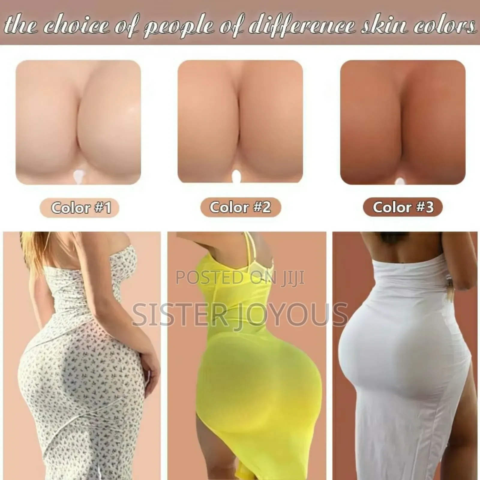 Long Length Body Shaper Silicone Butt Huge Bum And Hip