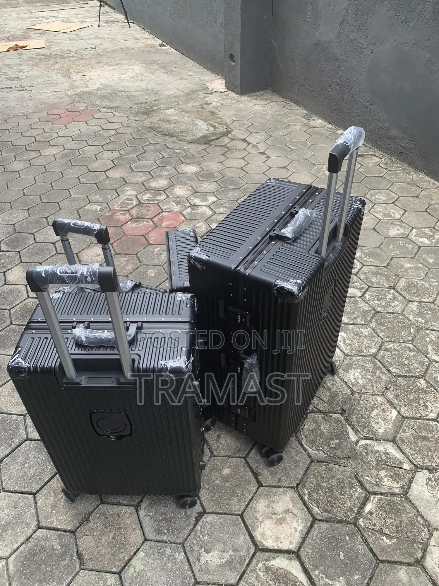 Black Aluminum Travel Luggage Quality and Durable - Lagos