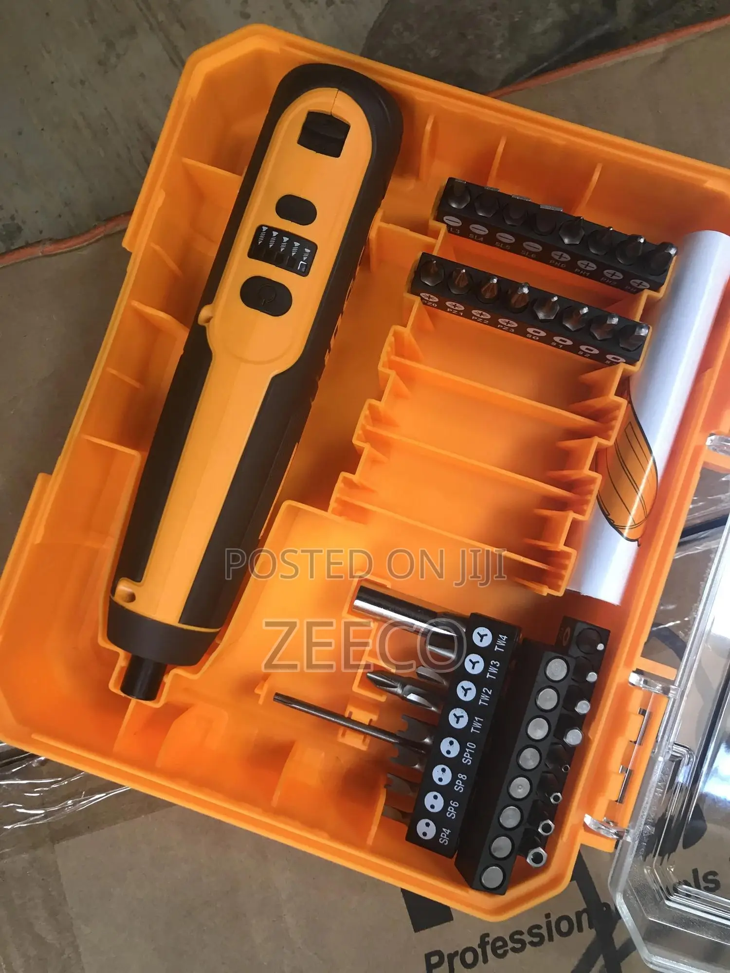 43pcs Lithium Cordless Screwdriver 4v