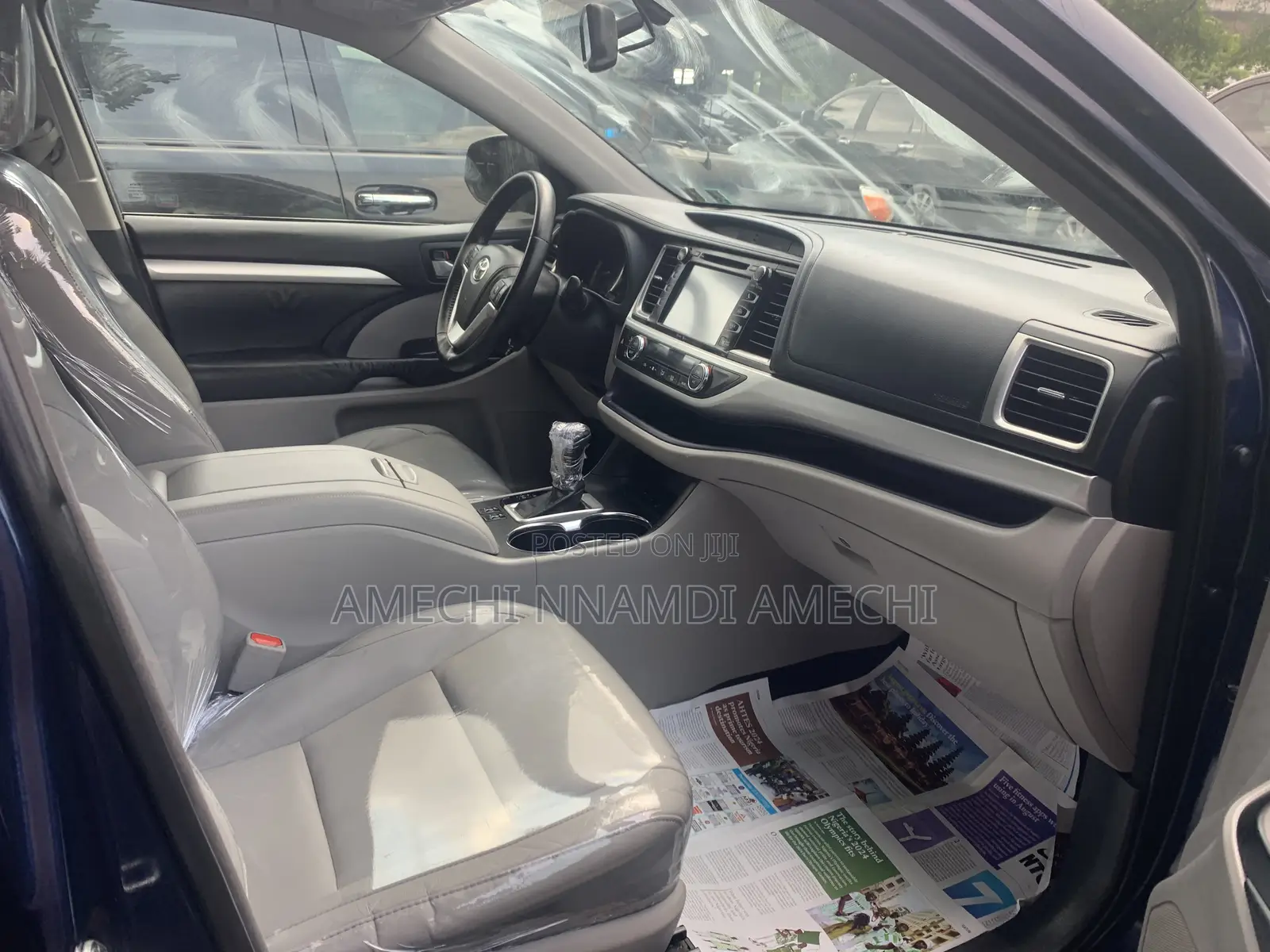 Toyota Highlander XLE V6 4x2 (3.5L 6cyl 6A) 2016 Blue
