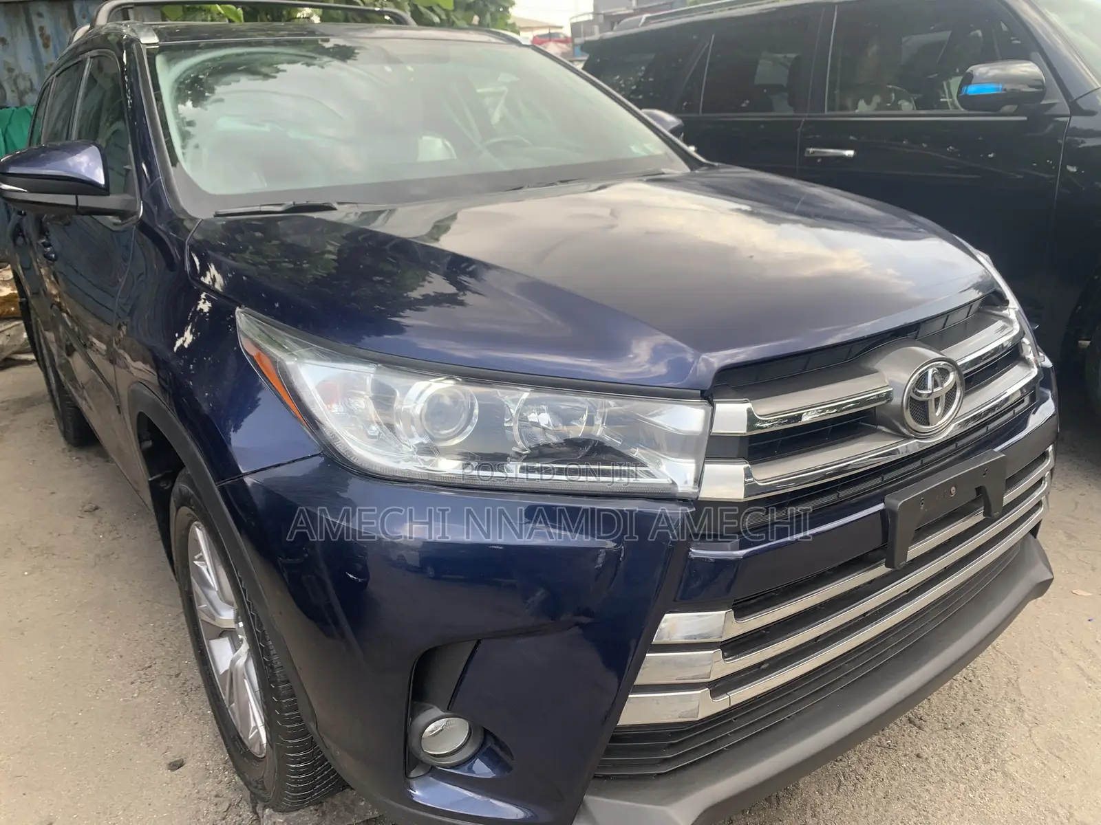 Toyota Highlander XLE V6 4x2 (3.5L 6cyl 6A) 2016 Blue