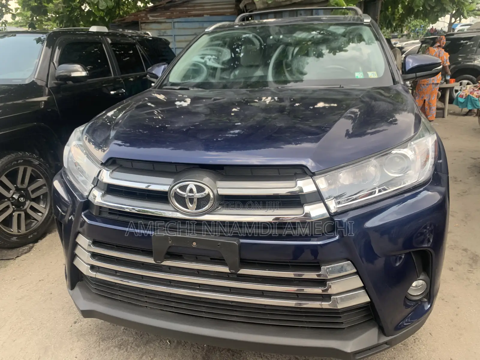 Toyota Highlander XLE V6 4x2 (3.5L 6cyl 6A) 2016 Blue