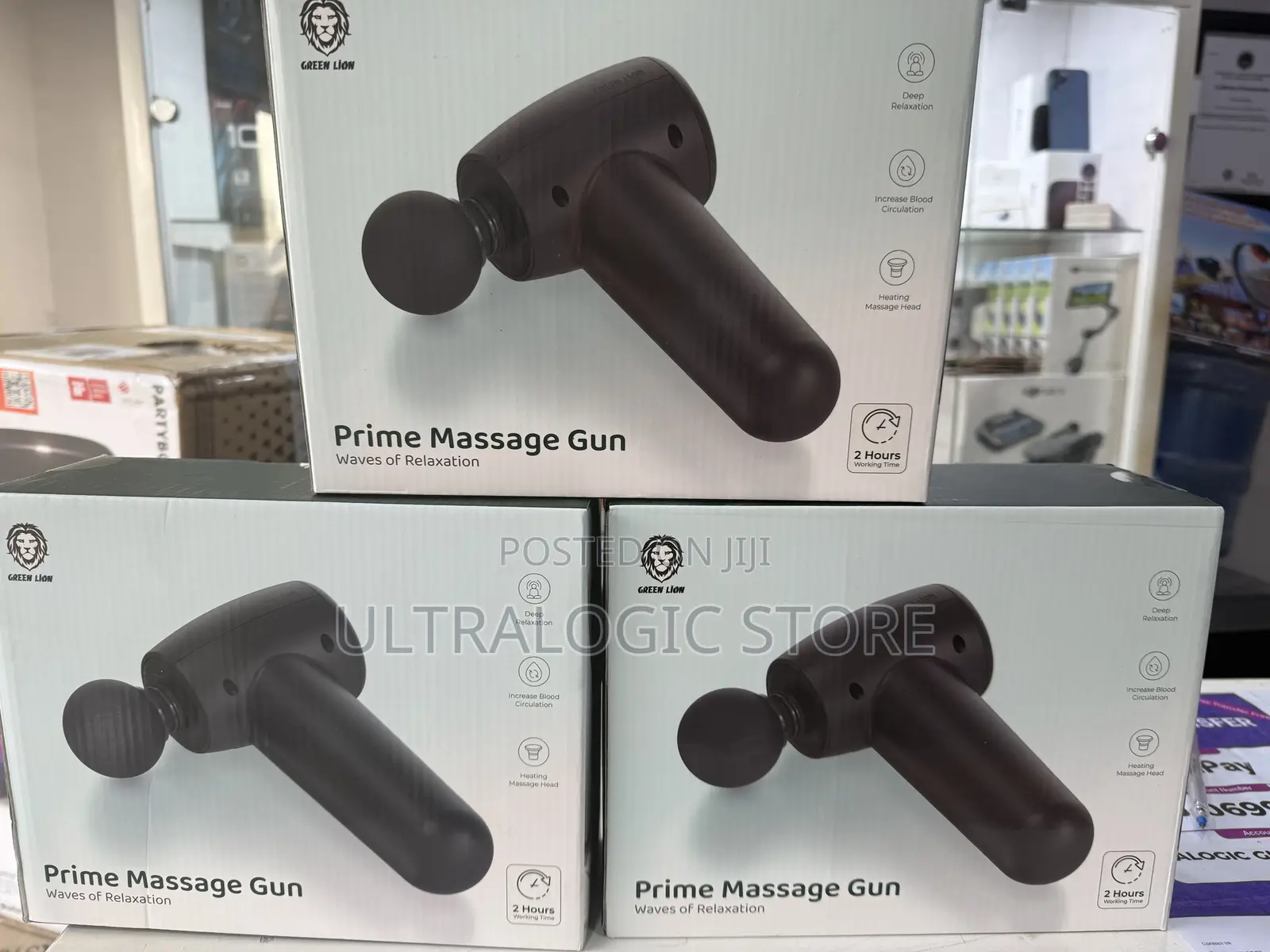 Green Lion Prime Massage Gun - Black