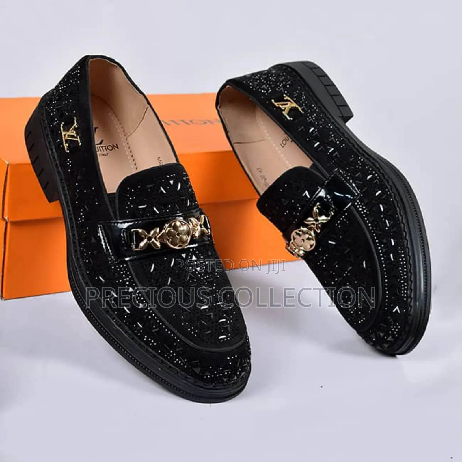 Men's Louis Vuitton Stone Chain Shoe