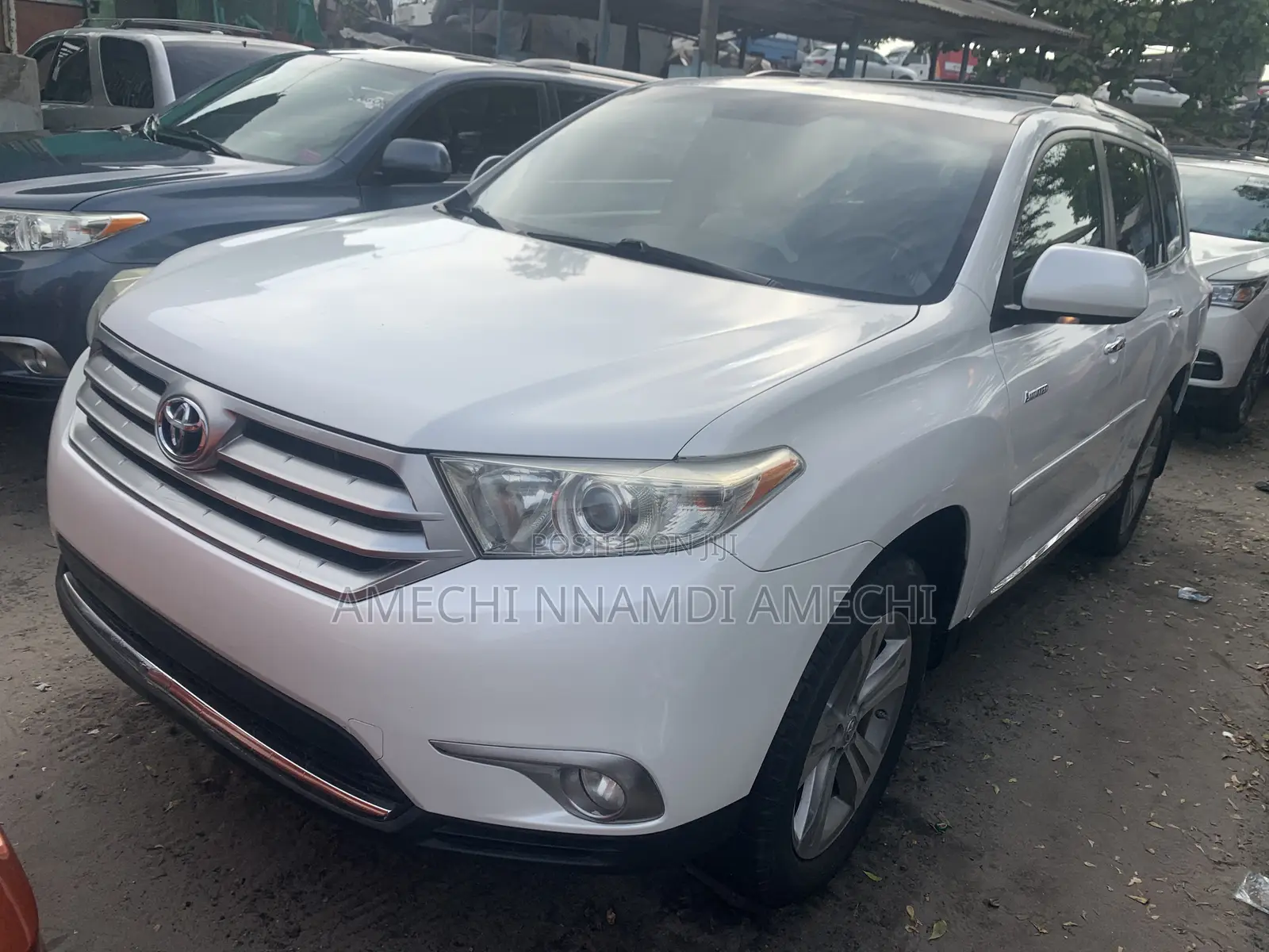 Toyota Highlander Limited 3.5l 4WD 2013 White