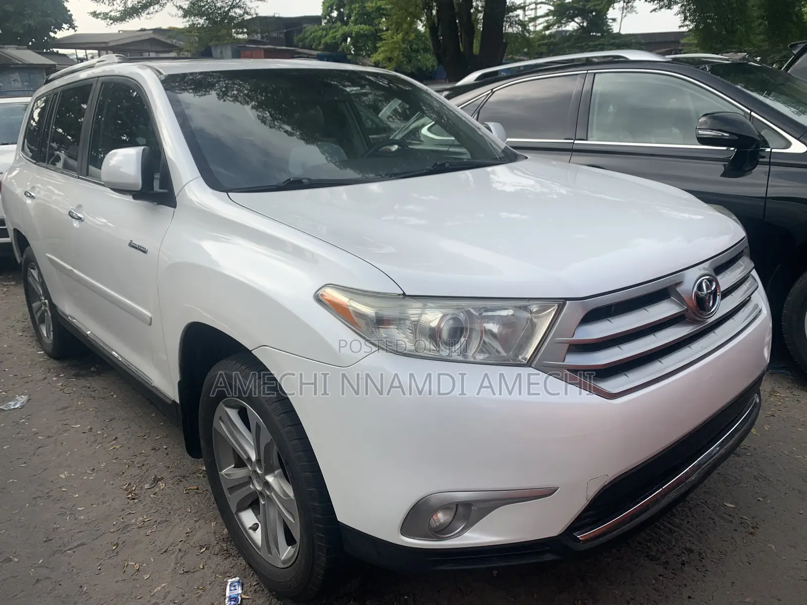 Toyota Highlander Limited 3.5l 4WD 2013 White
