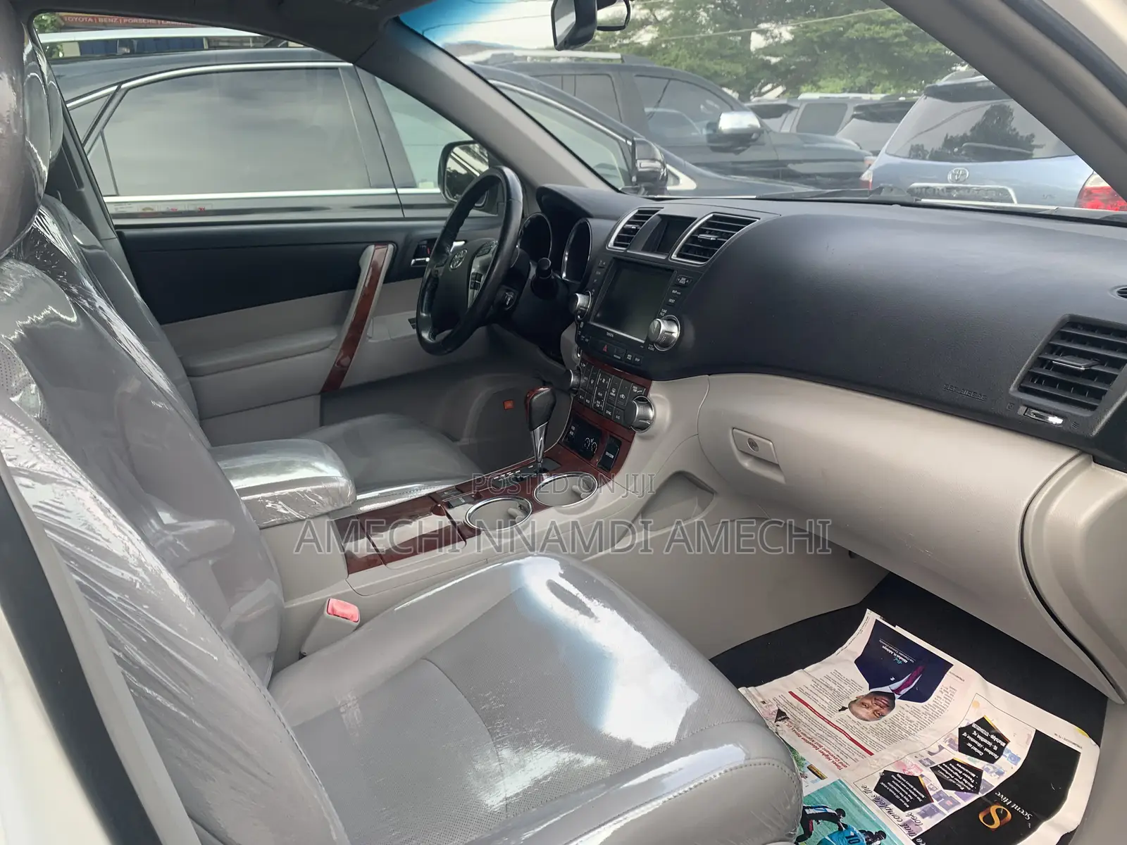 Toyota Highlander Limited 3.5l 4WD 2013 White
