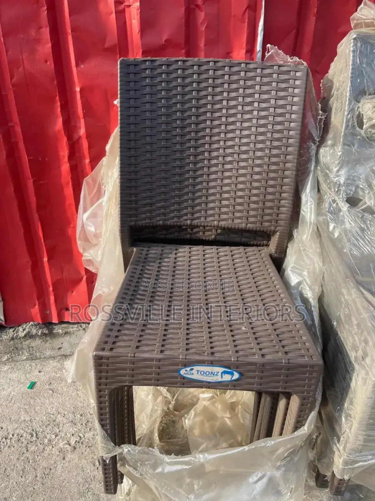 Exquisite Strong Plastic Rattan Chair