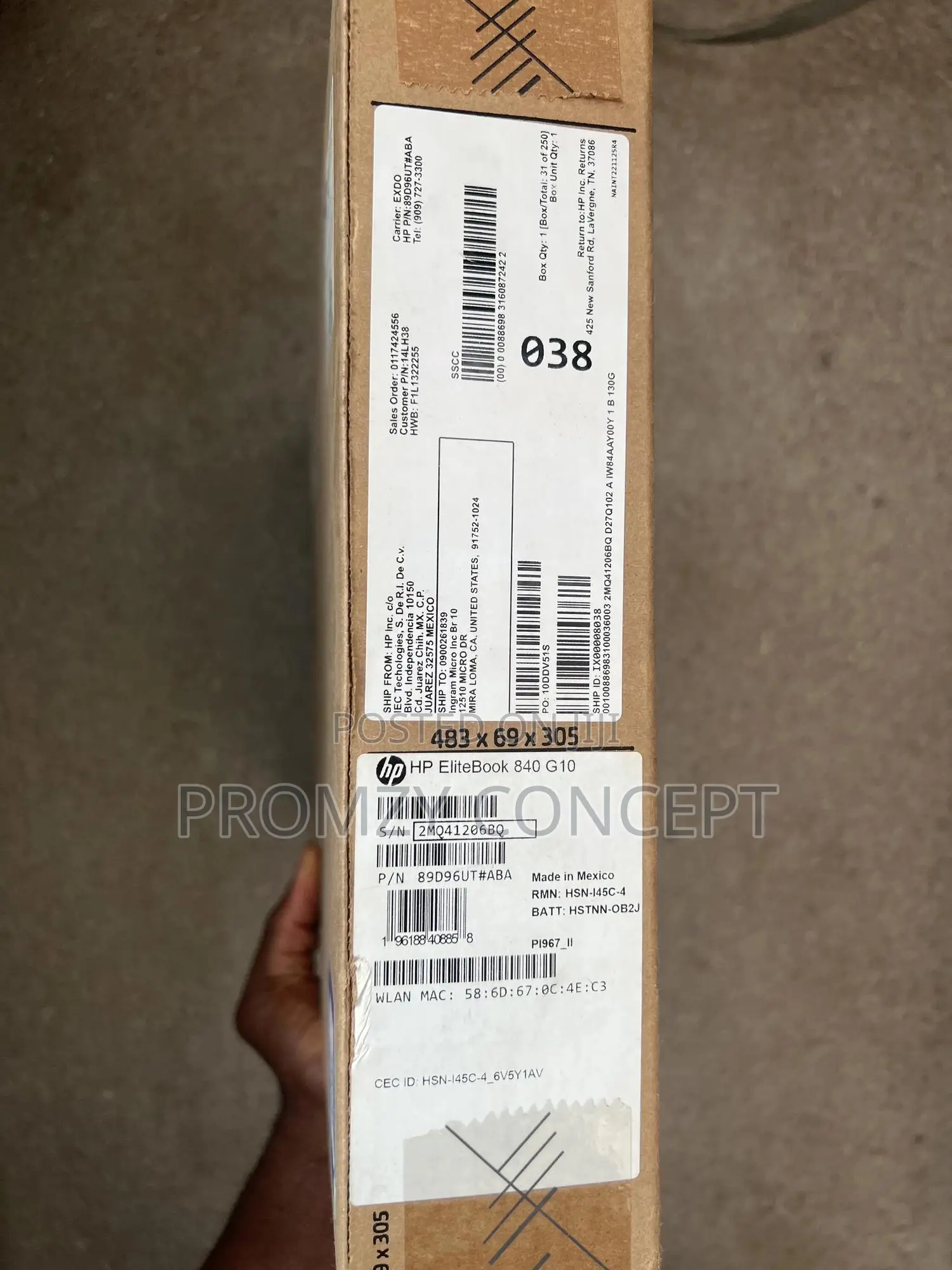 New Laptop HP EliteBook 840 G11 16GB Intel Core i7 SSD 512GB