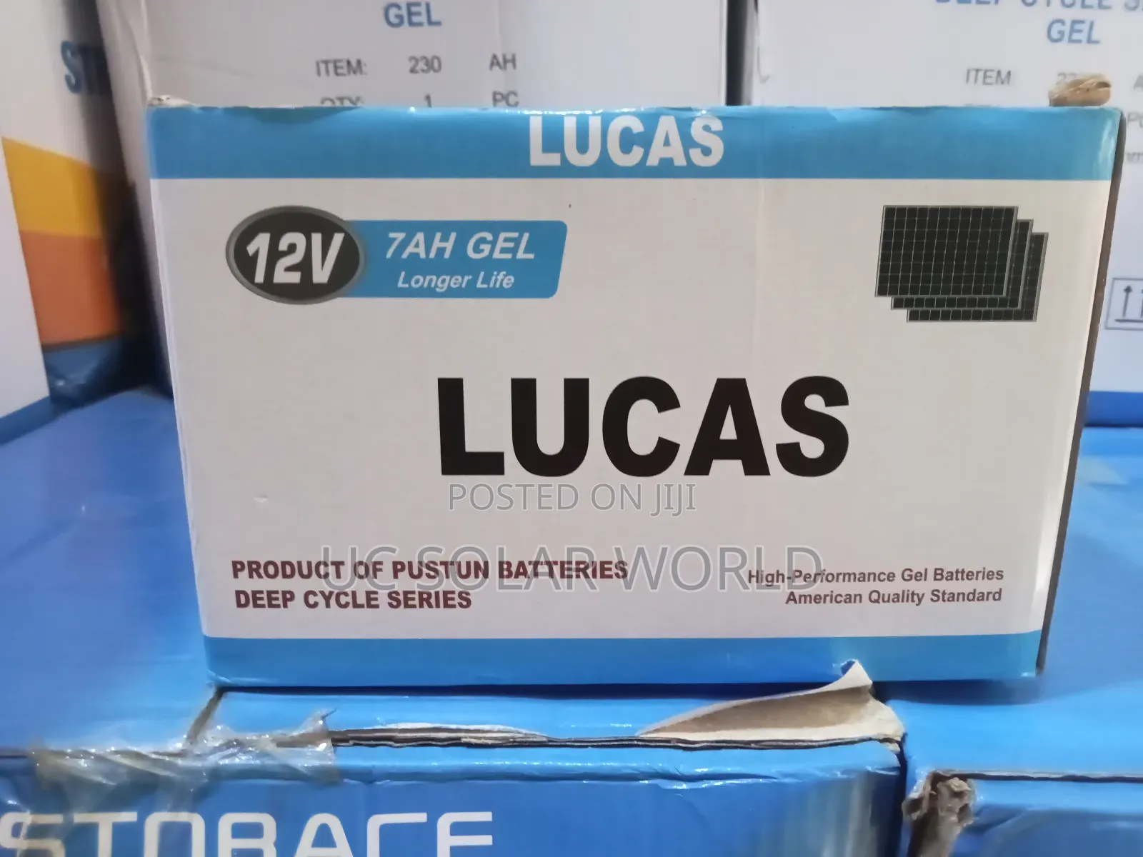 Lucas 7ah 12v Gel Battery
