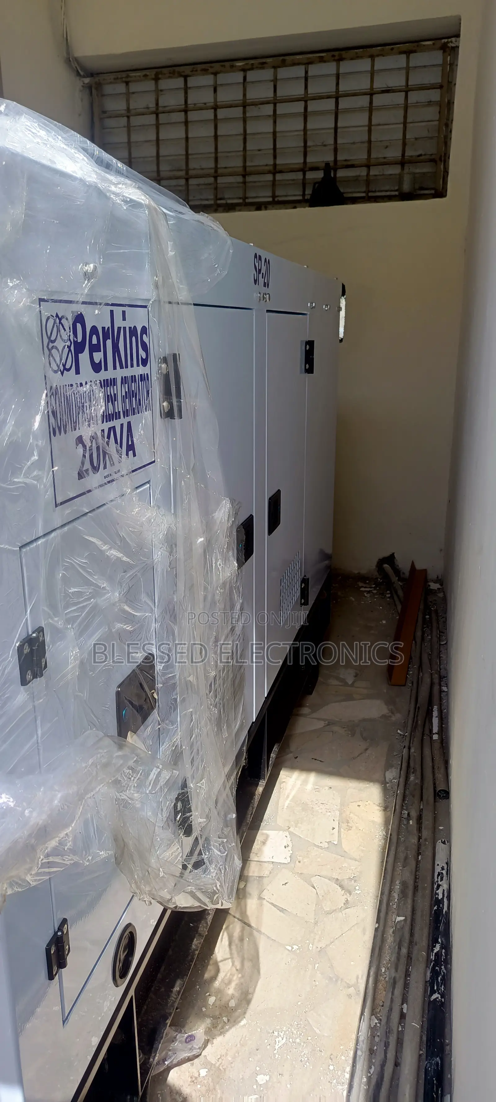 Perkins 20 KVA Soundproof Generator Made in England 100%