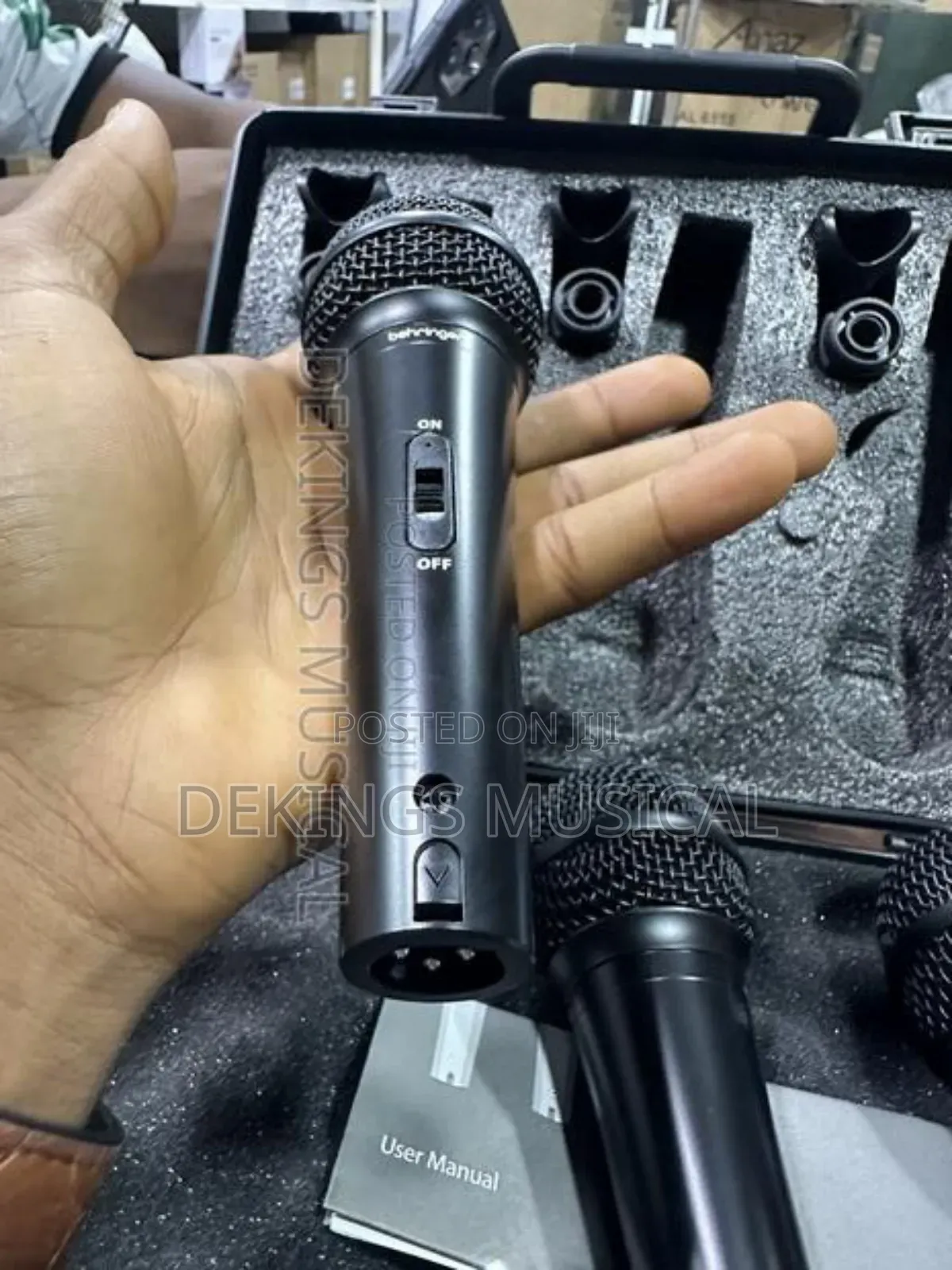 Behringer XM1800S Ultravoice Dynamic Microphone 3 Pack