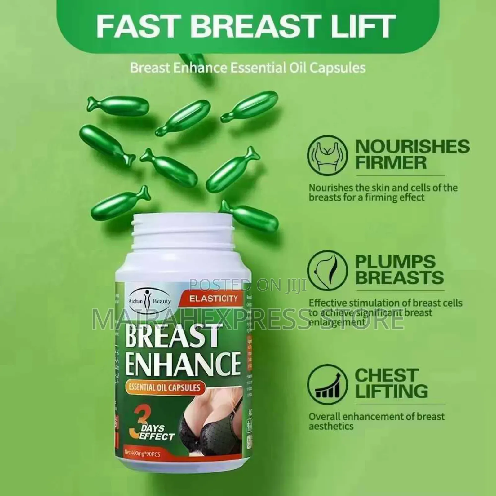 3days Breast Enhancement Oil Capsules