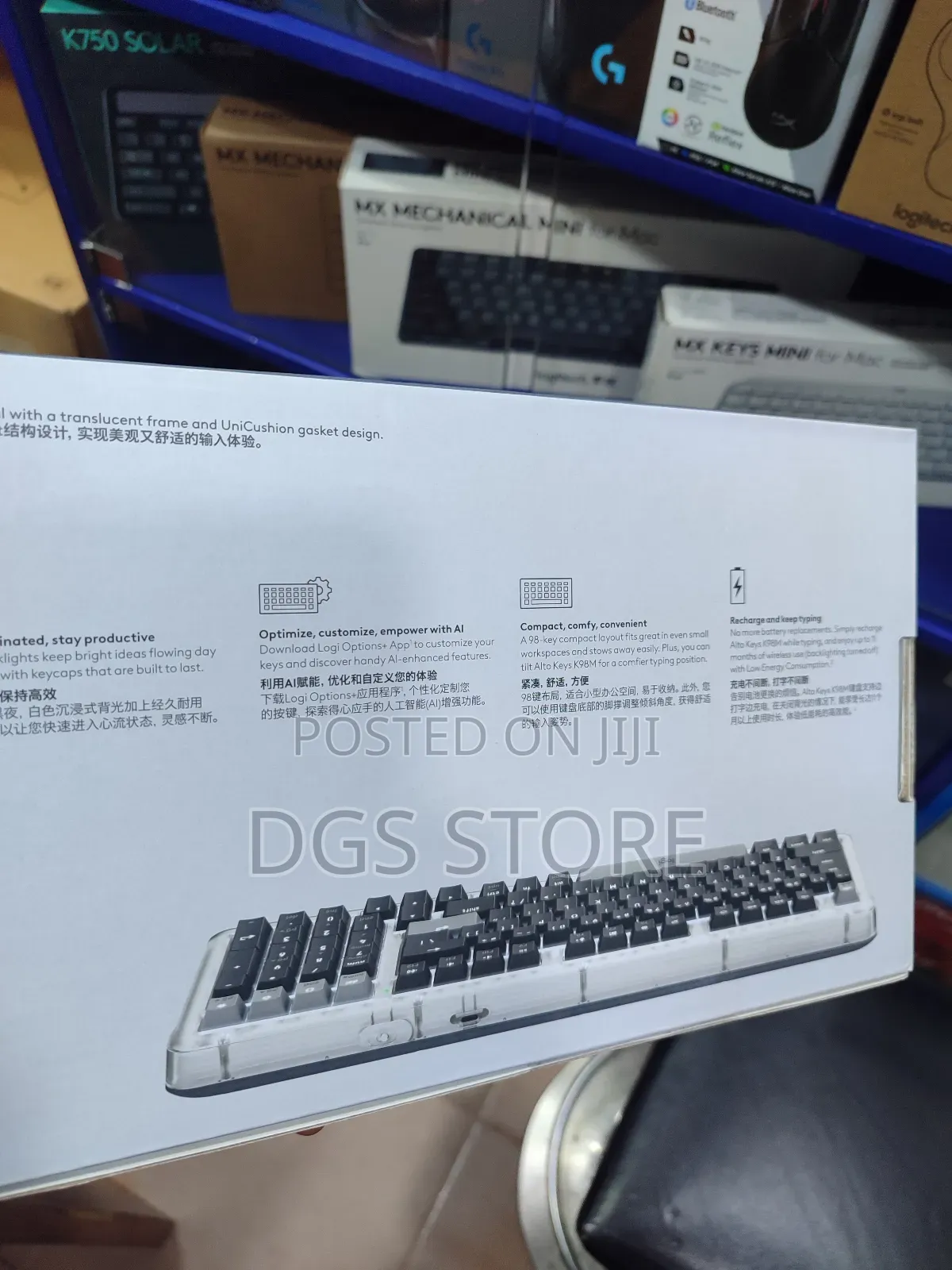 Logitech Alto Key K98m Wireless Keyboard