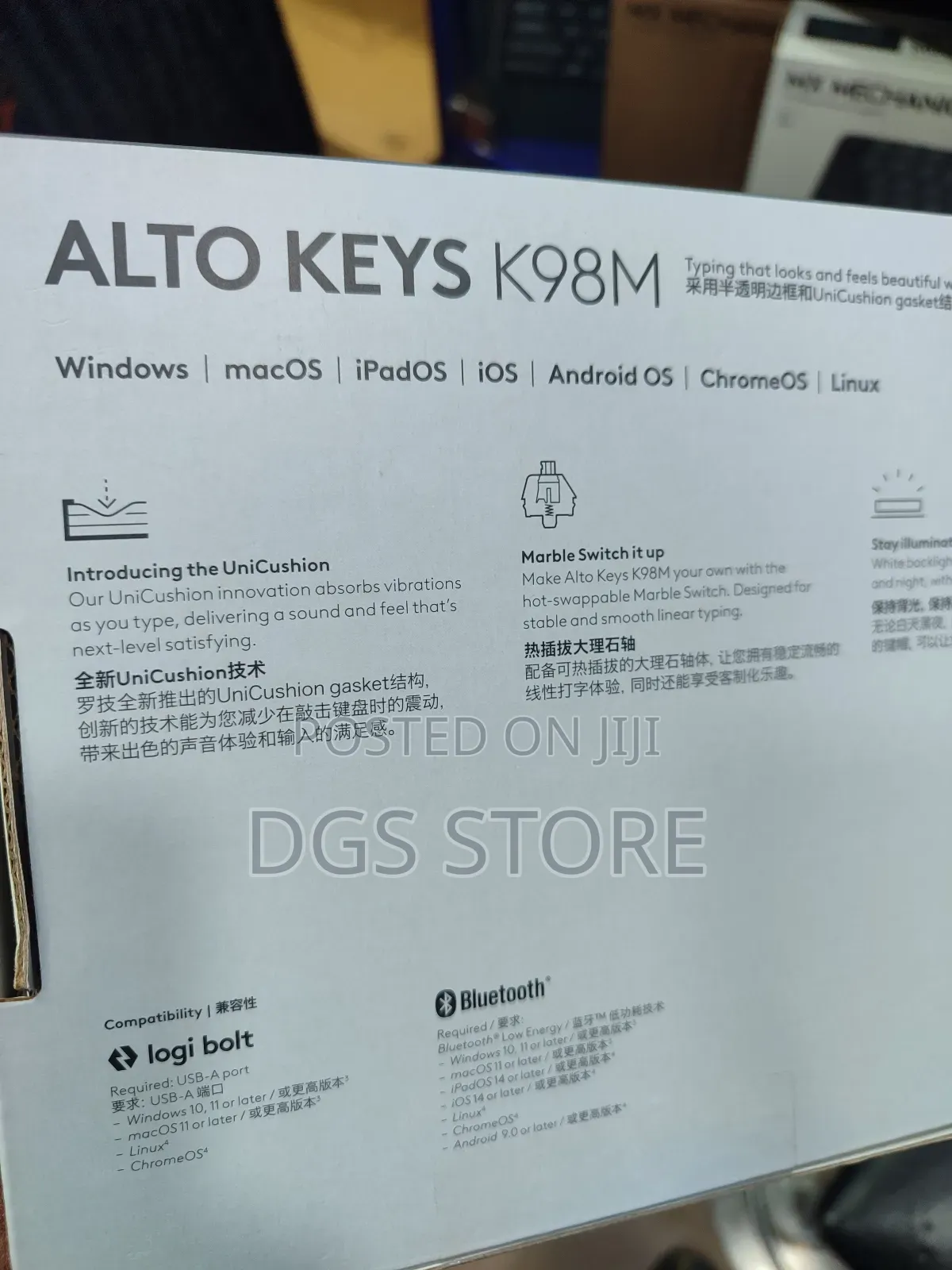 Logitech Alto Key K98m Wireless Keyboard