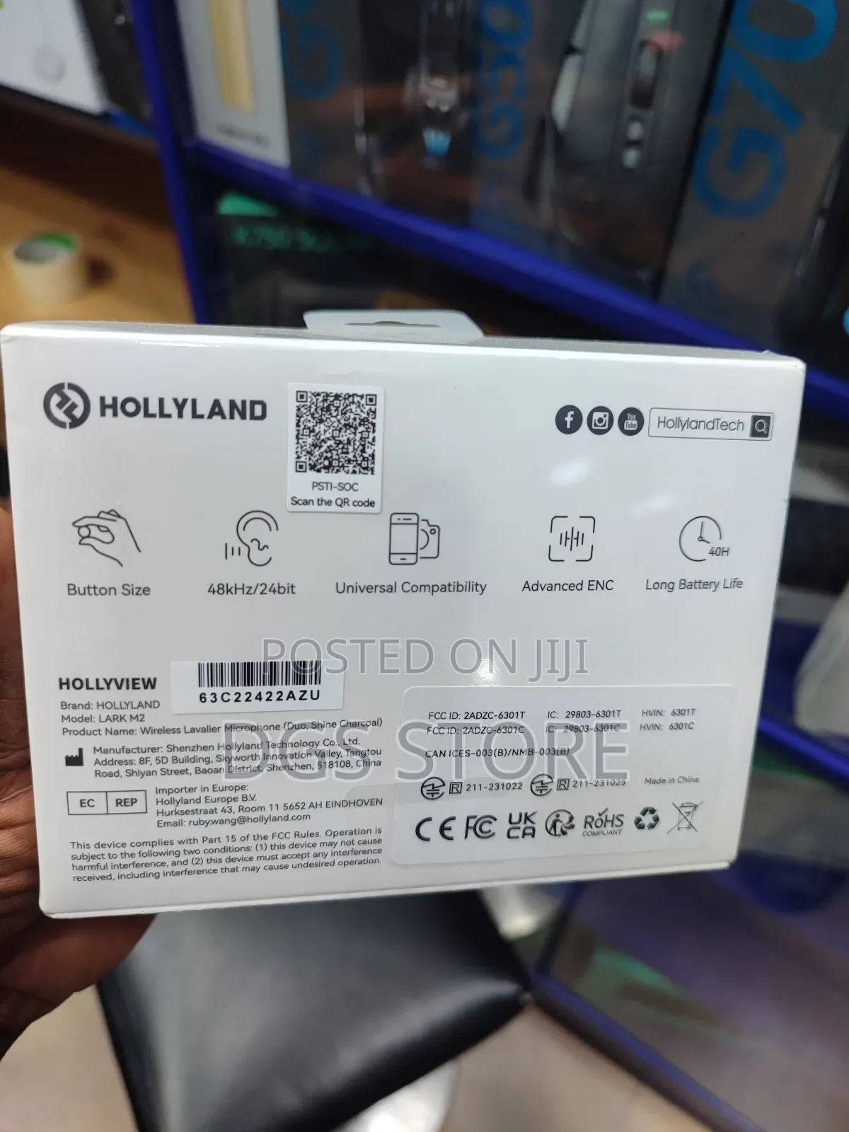 Hollyland Lark M2 Wireless Lavalier Microphone