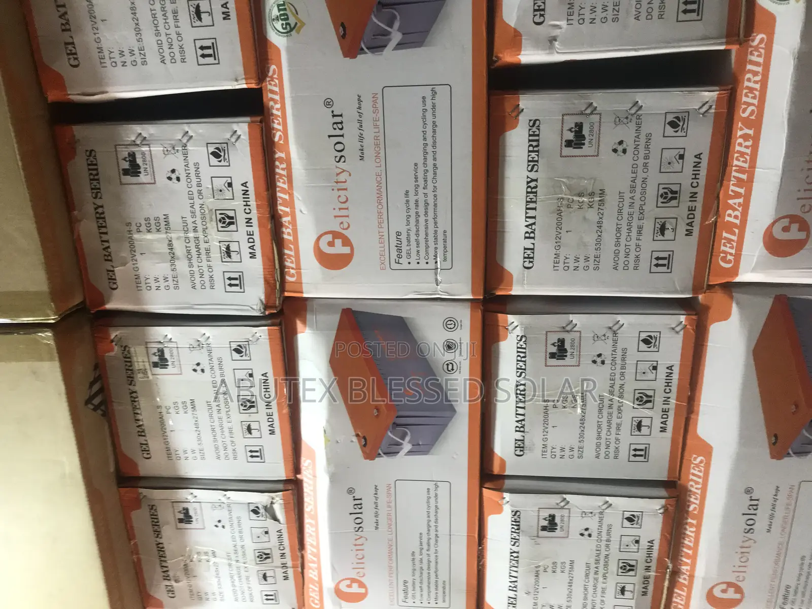 200ah 12v Felicity GLE Battery